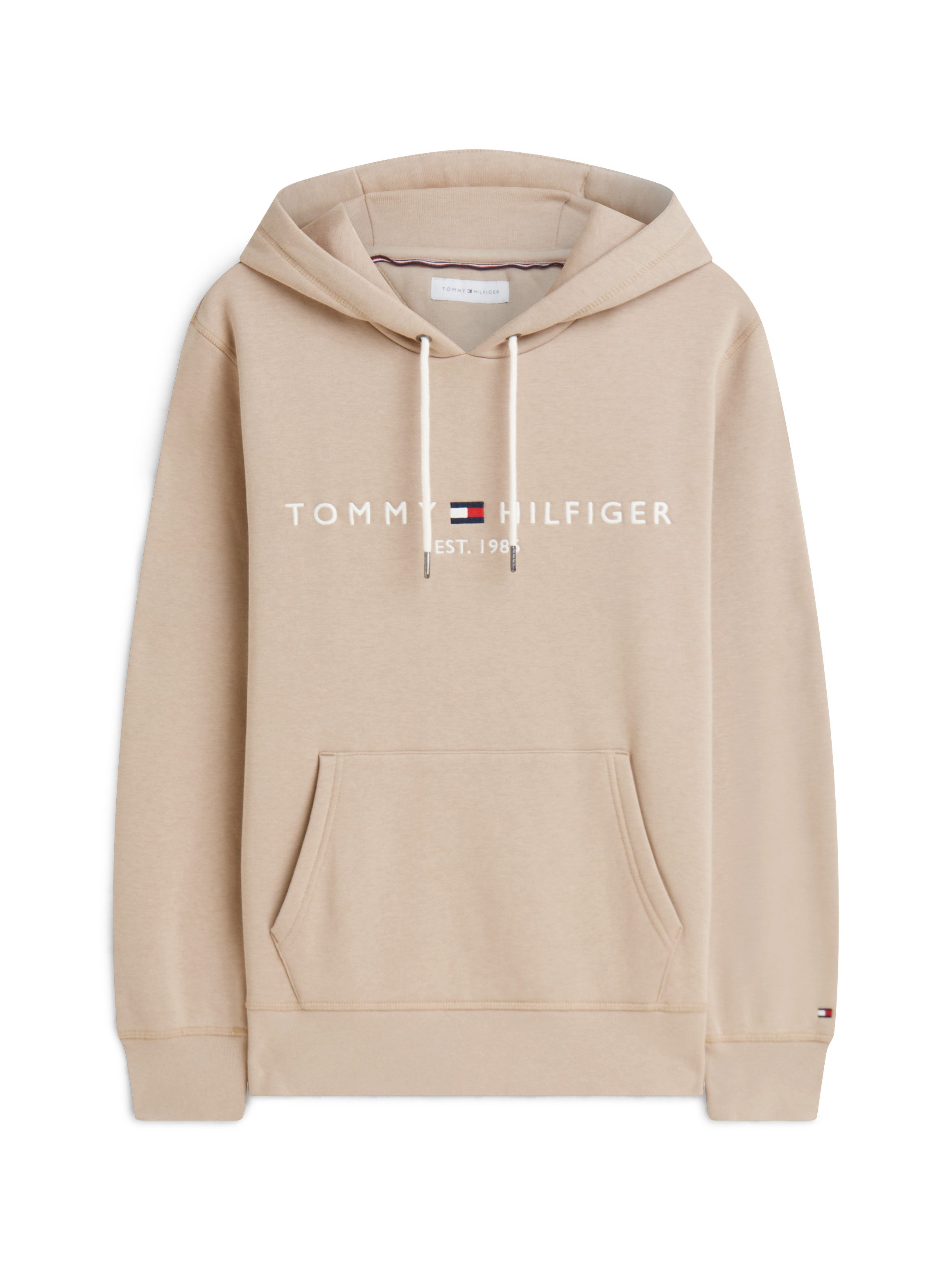 Tommy Hilfiger Kapuzensweatshirt TOMMY LOGO unifarben, casual, regular fit, Baumwollmix, Kapuze – Bild 5 von 5