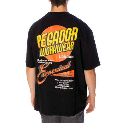 Pegador T-Shirt Pegador Docks Oversized T-Shirt Herren schwarz (1-tlg)