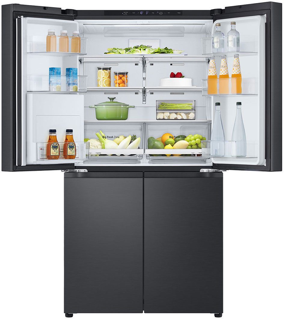 LG Multi Door GMF960EV2E, 179,2 cm hoch, 91,4 cm breit, No Frost, Wasserspender mit Smart Fill, großer Nutzinhalt von 646 L