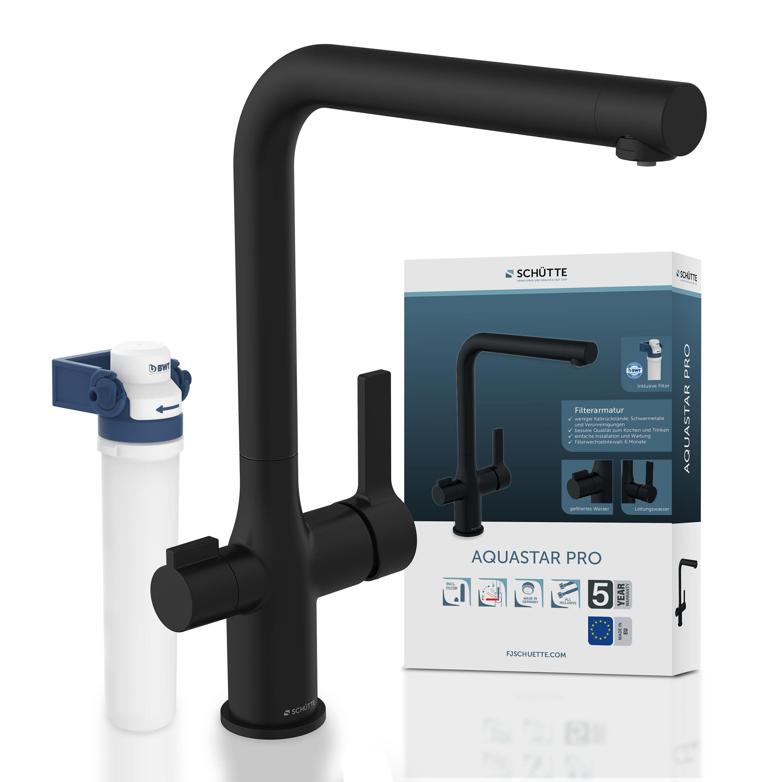 Schütte Spültischarmatur AQUASTAR PRO mit Filtersystem günstig online kaufen