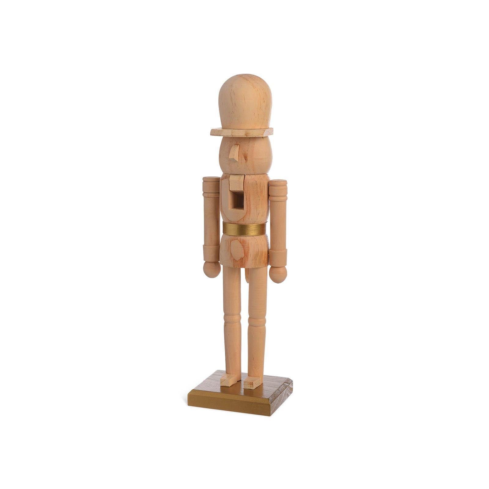 Depot Dekofigur Deko-Figur Nussknacker (Packung, 1 St., 1 Stück Deko-Figur), aus Pinienholz, L 30 Zentimeter