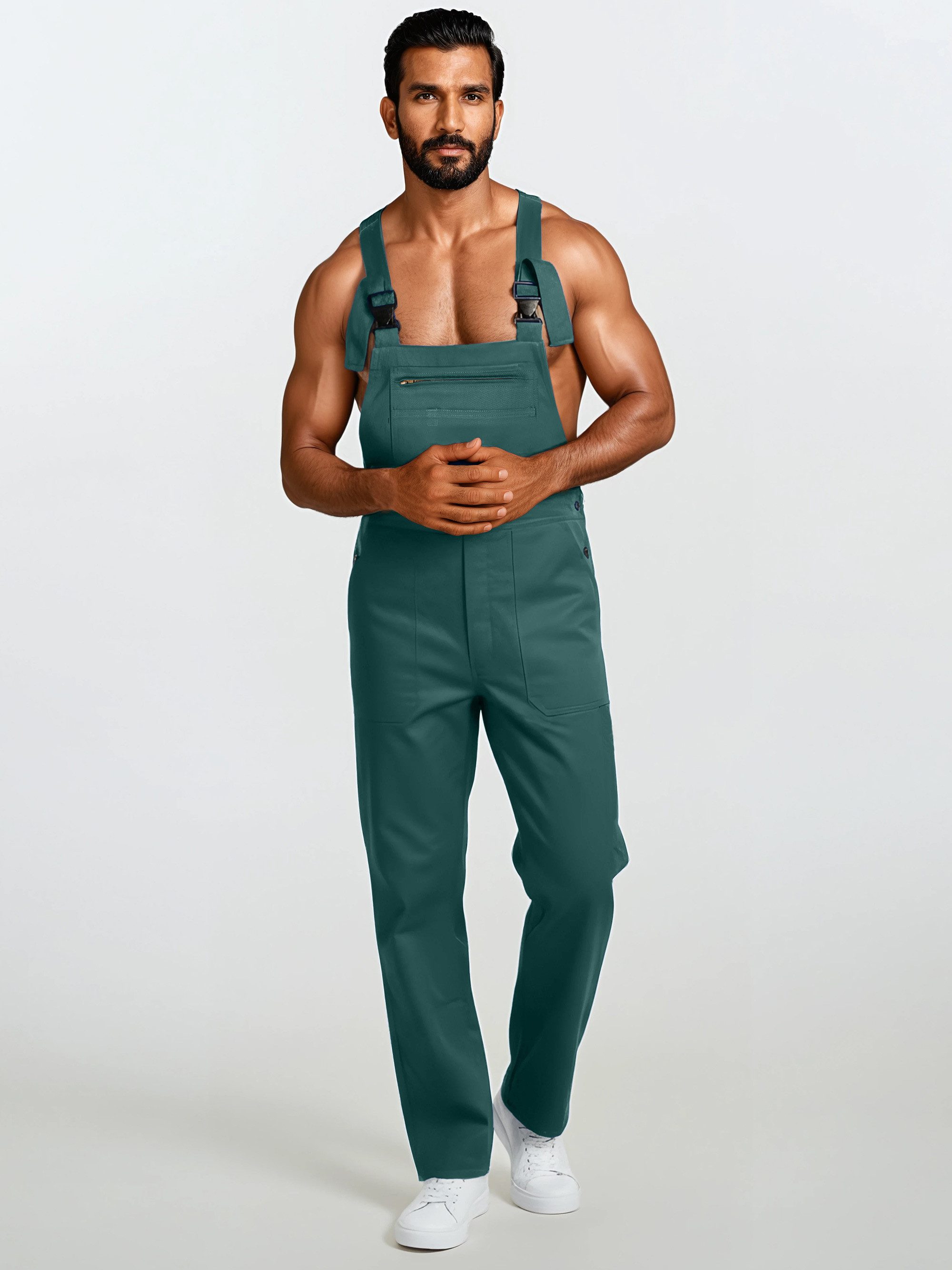 urbandreamz workwear Arbeitslatzhose Latzhose Arbeitshose Hose - Baumwolle Classics Blaumann 7 Taschen