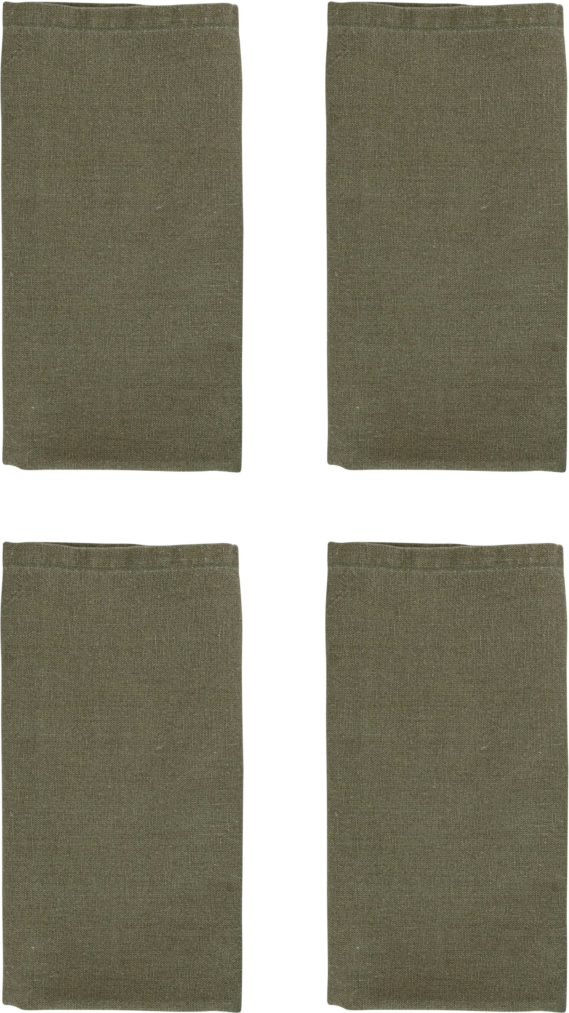 LAURA ASHLEY Stoffserviette Wild Clematis, unifarben, (Set, 4 St), 45x45 cm
