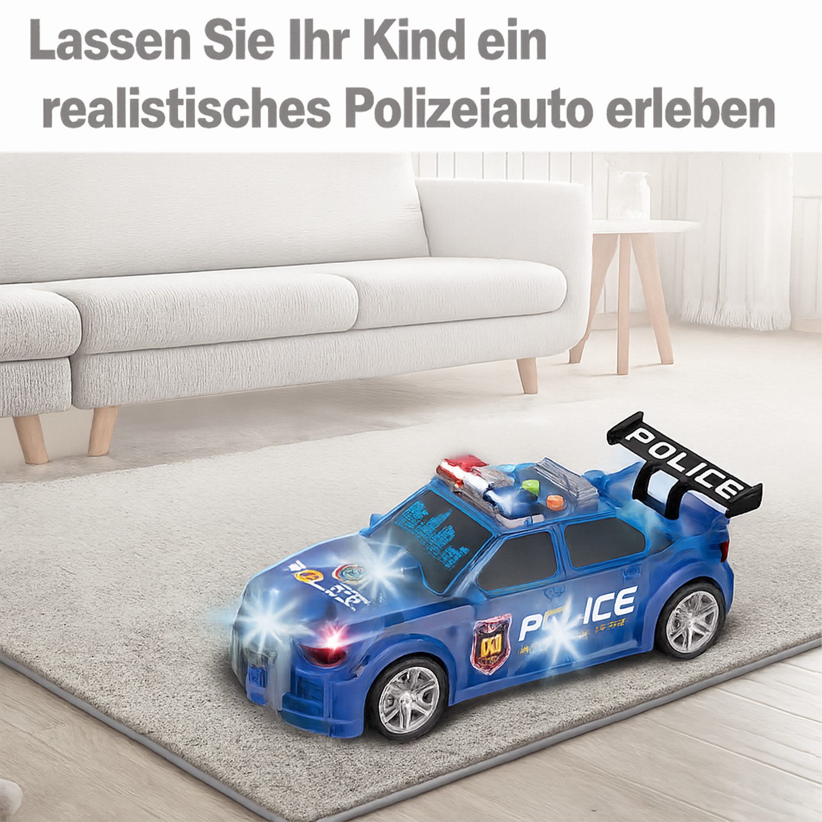 Esun Spielzeug-Auto Auto Spielzeug, Spielzeugauto, (Set), 1:16 Spielzeugauto mit Licht und Sound, Aufziehauto