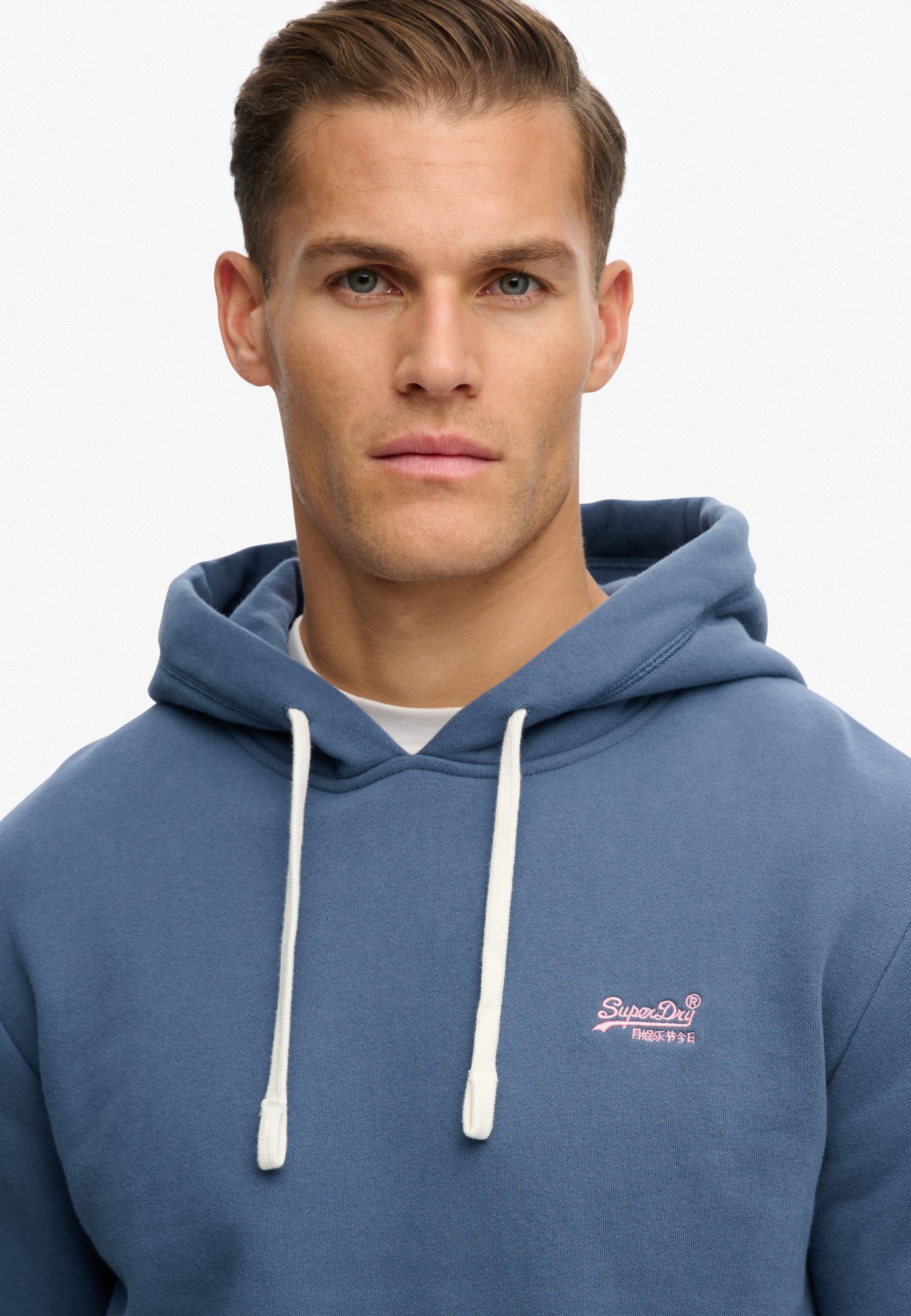 Superdry Kapuzensweatshirt Essential Logo Classic Hood Baumwollmischung, loose fit