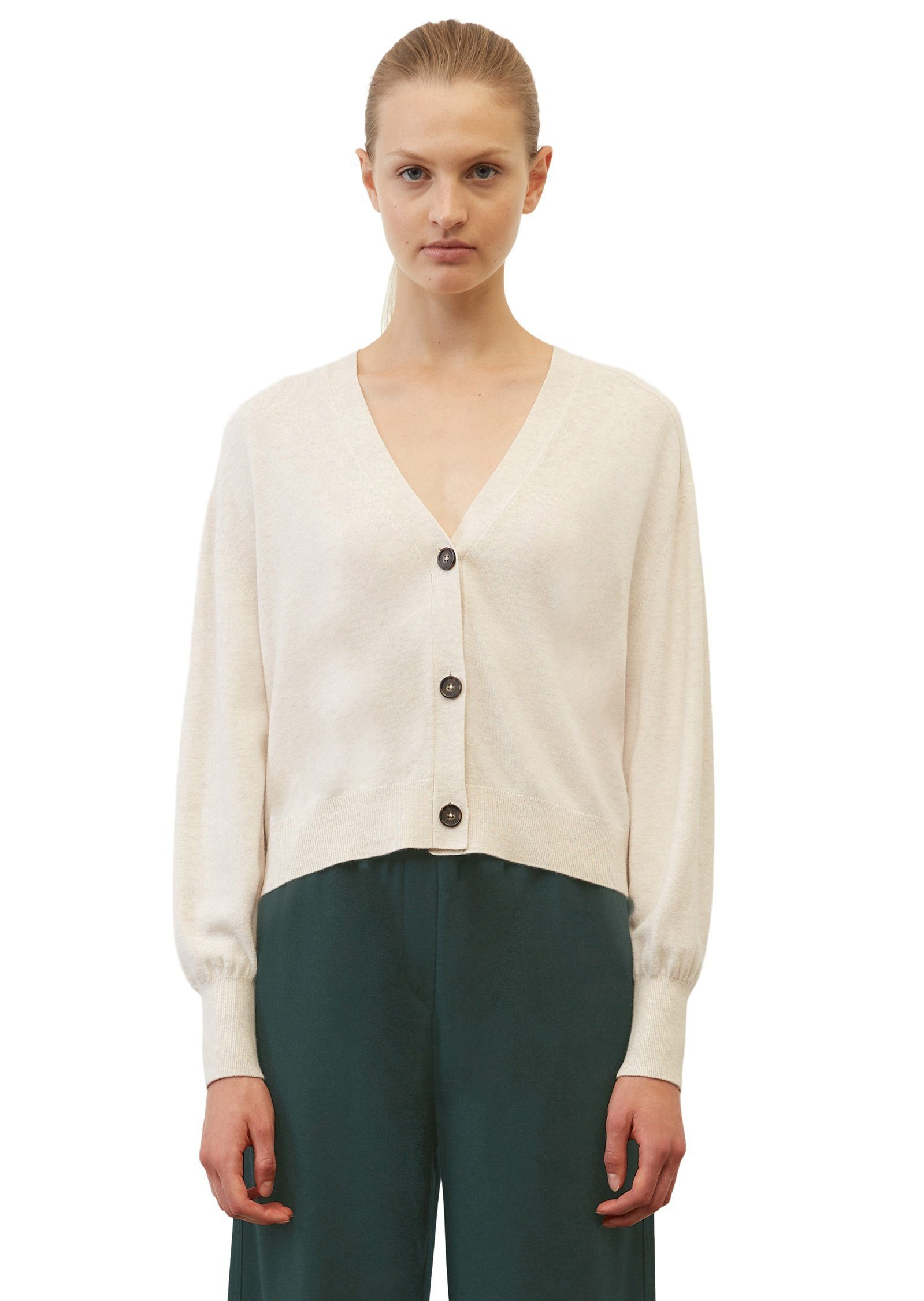 Marc O'Polo Cardigan mit Kaschmirwolle beige | Cardigans