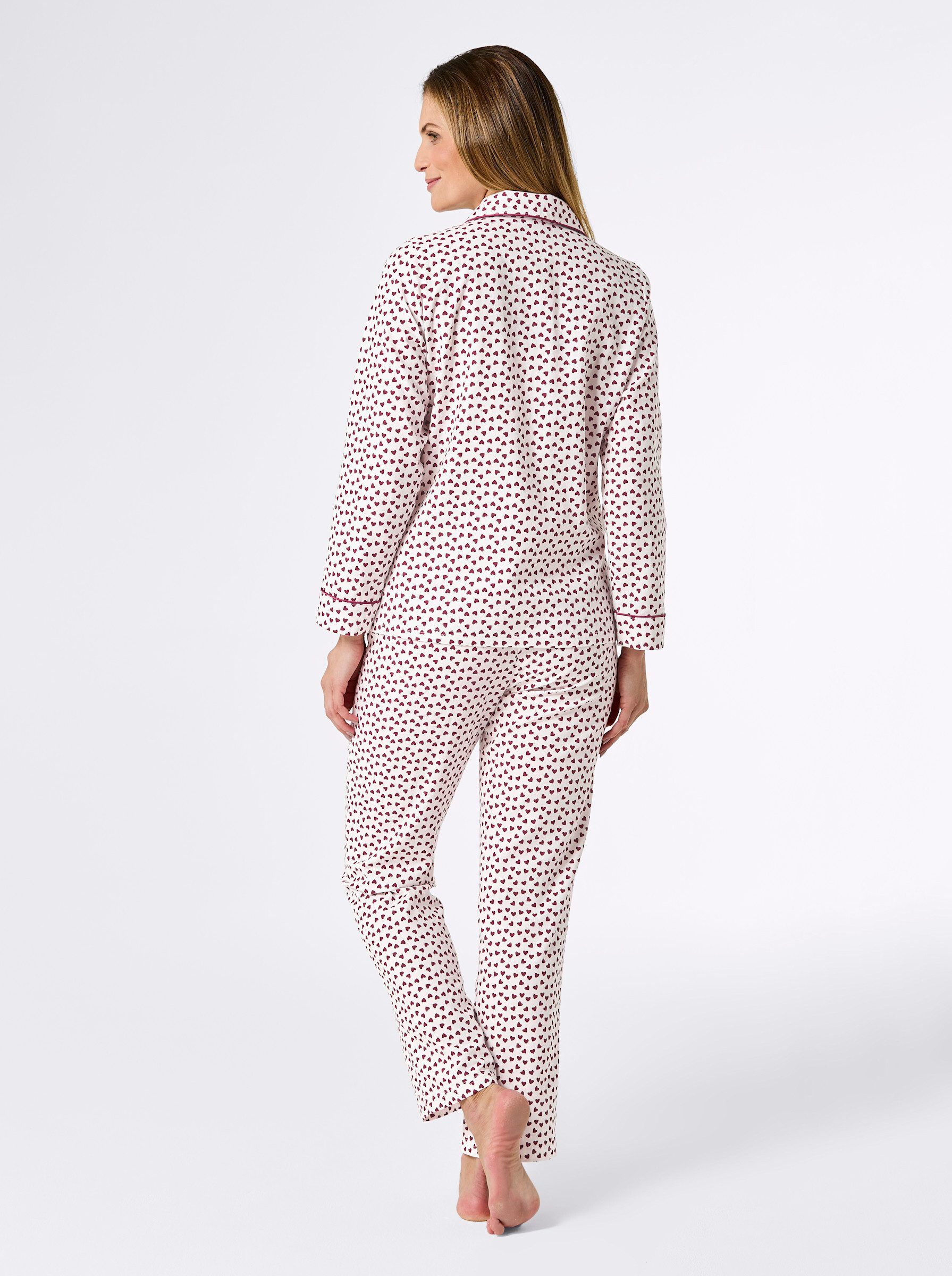 Witt Schlafanzug Pyjama Langarm