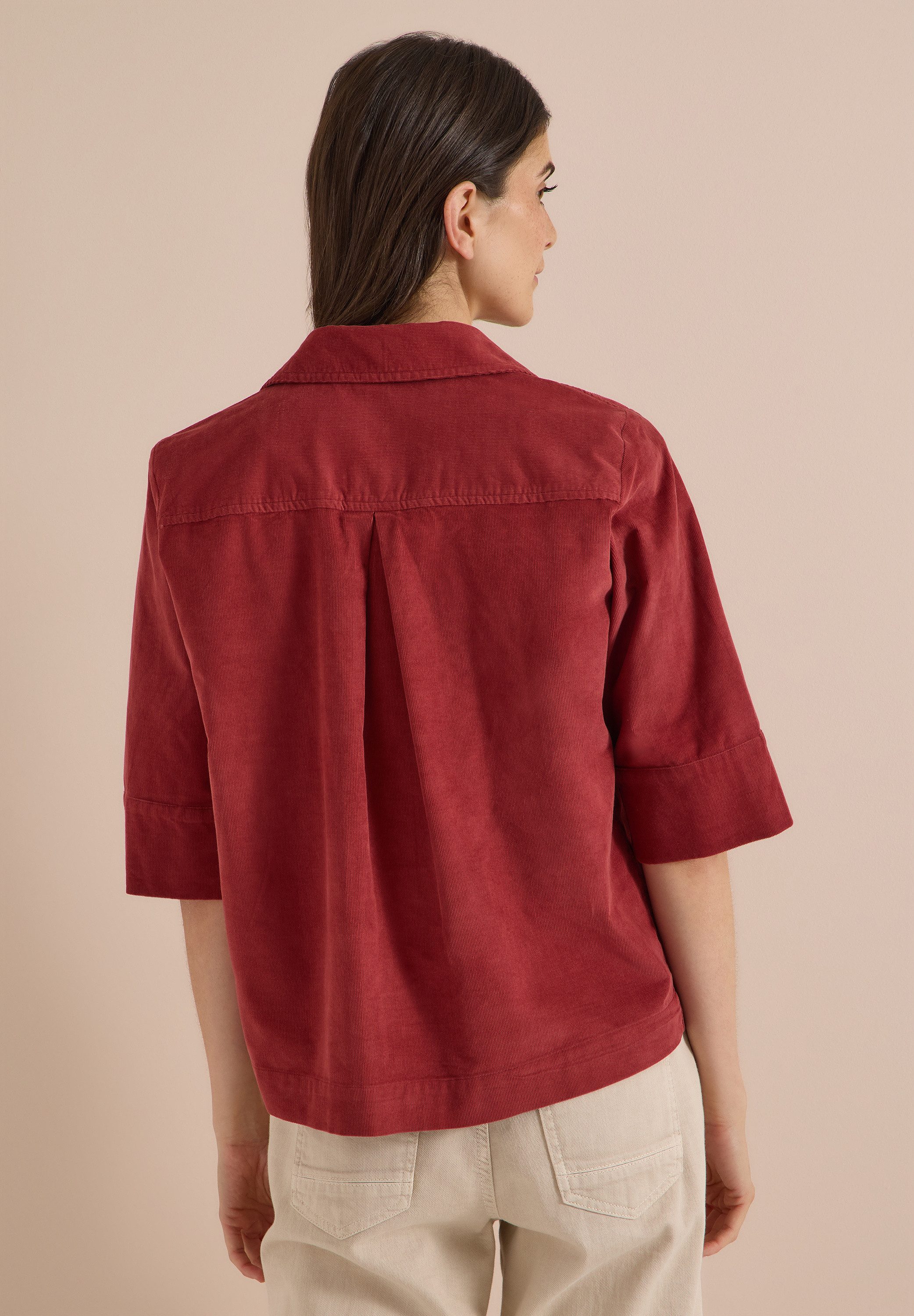 CECIL Hemdbluse in Unifarbe