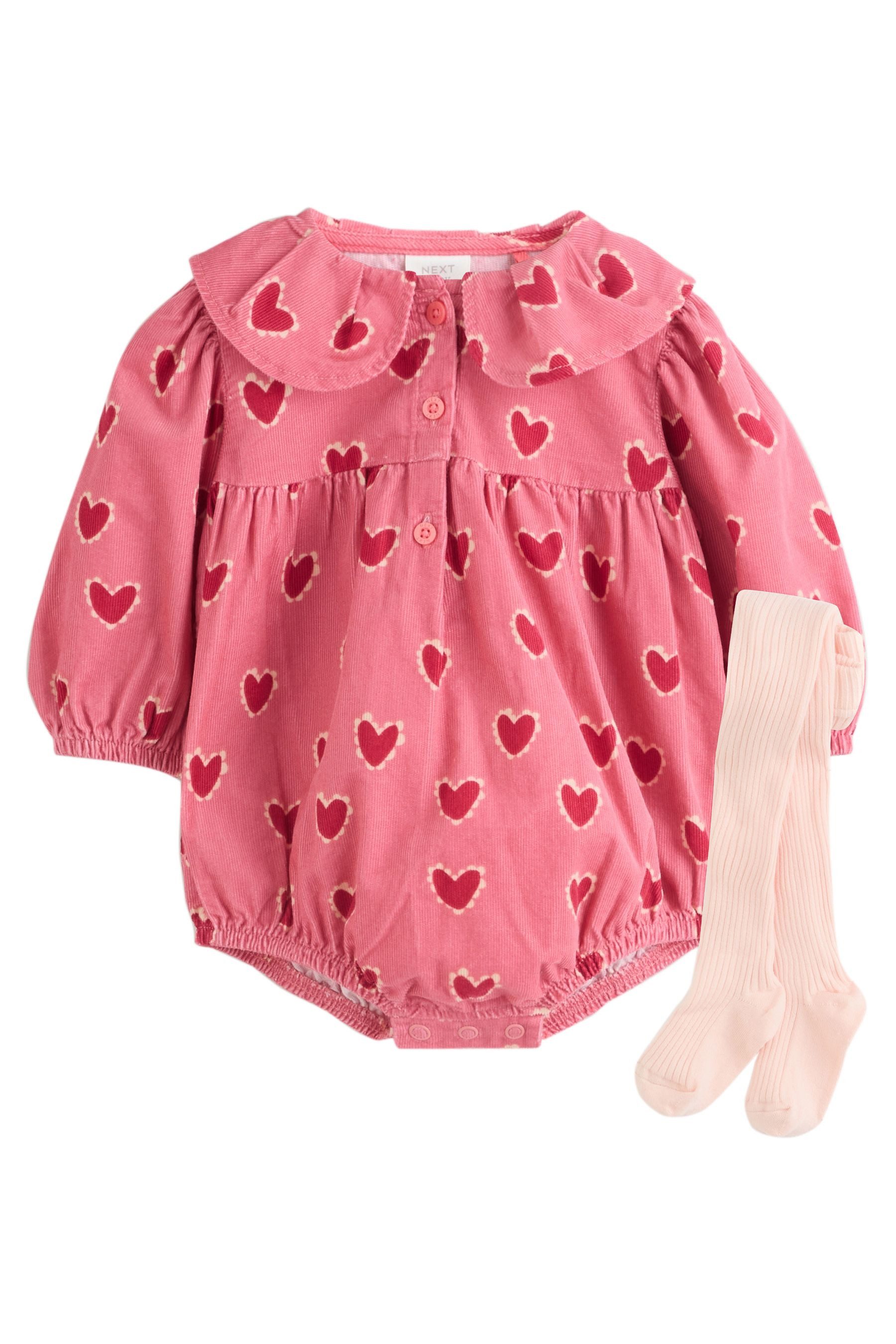 Next Ползунки Babystrampler mit Pluderhose und Strumpfhose (2-tlg)