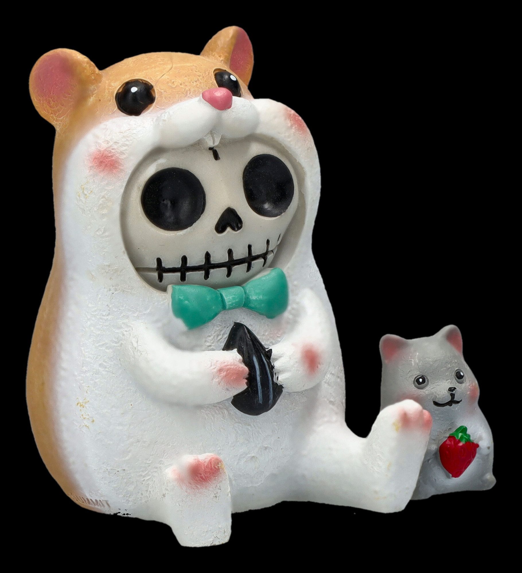 Figuren Shop GmbH Fantasy-Figur Furrybones Hammy – Skelett Hamster Figur Gothic Deko 7 cm Dekofigur