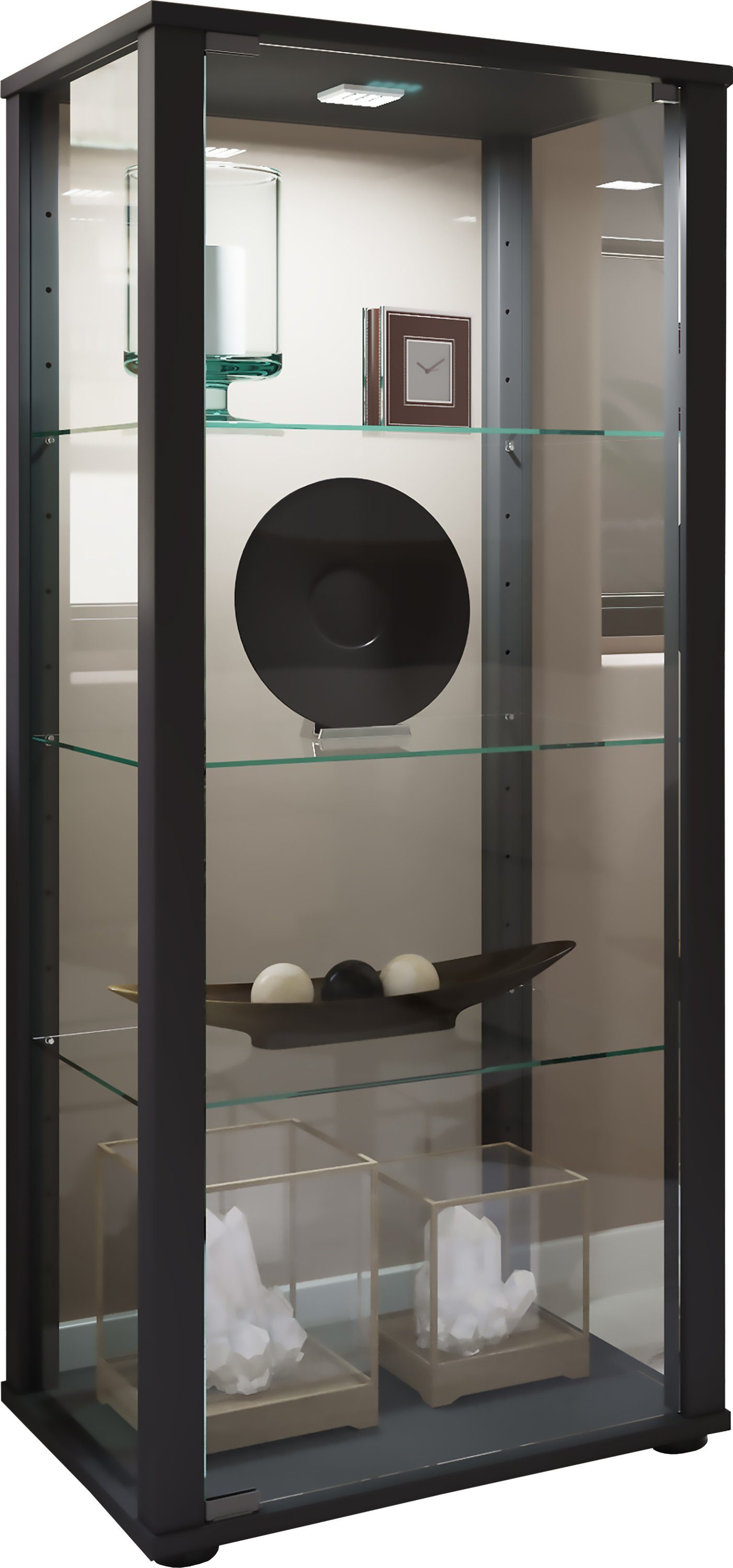 VCM Standvitrine Holz Glas Stand Vitrine günstig online kaufen