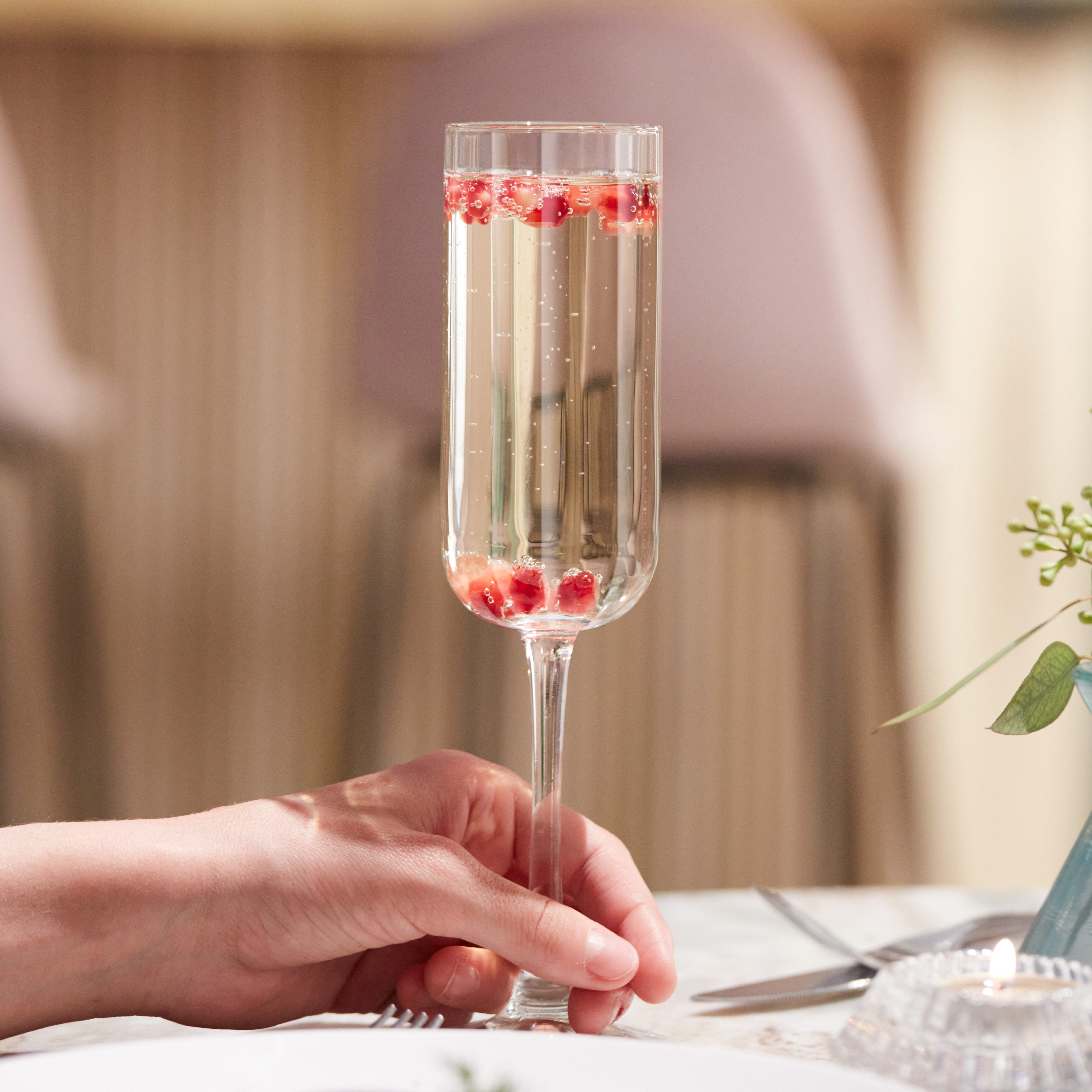 LIBBEY Sektglas Libbey 12er Set -LINEAR-, 12-tlg., Glas, 222 ml, hochwertig verarbeitet, im modernen Design