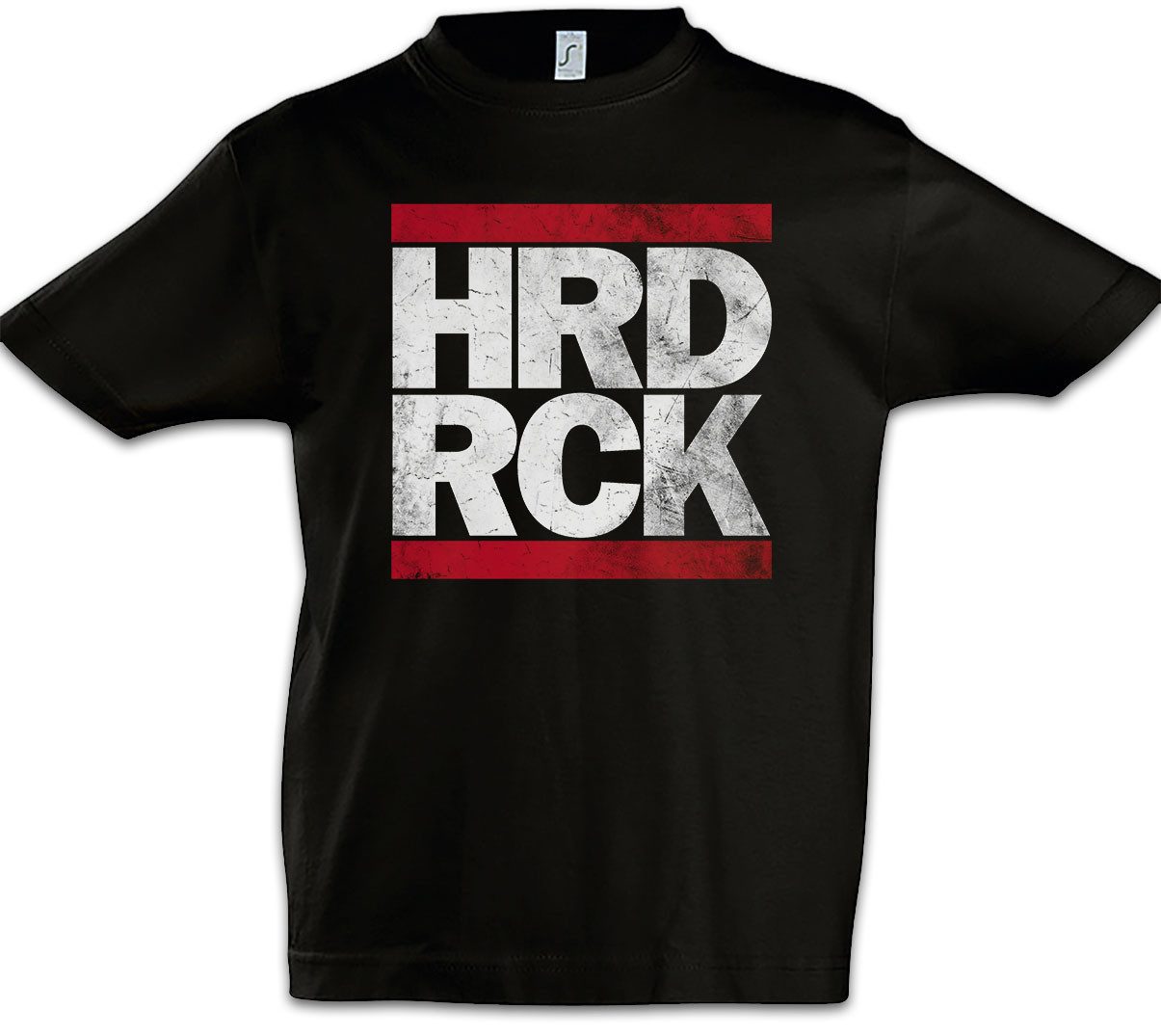 Print-Shirt HRD RCK Kinder T-Shirt Hard Rock Metal Heavy And & Roll Festival Rap