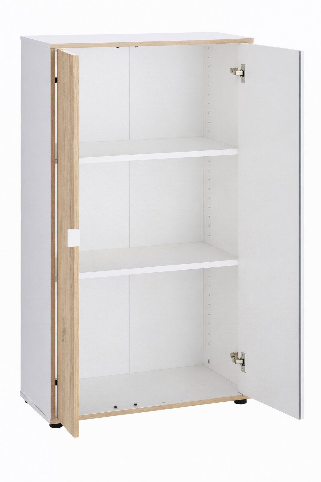 bv-vertrieb Aktenschrank Büroschrank 67/35/112 Aktenschrank Softclosefunktion Eiche weiss #4152