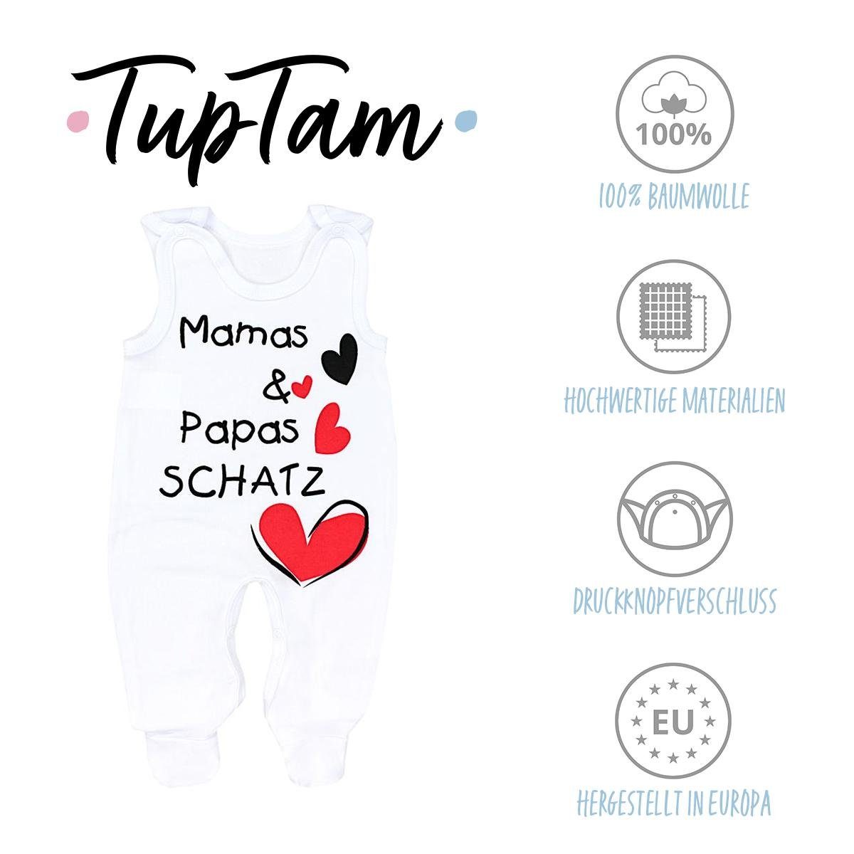 TupTam Strampler TupTam Unisex Baby Strampler mit Aufdruck 5er Set