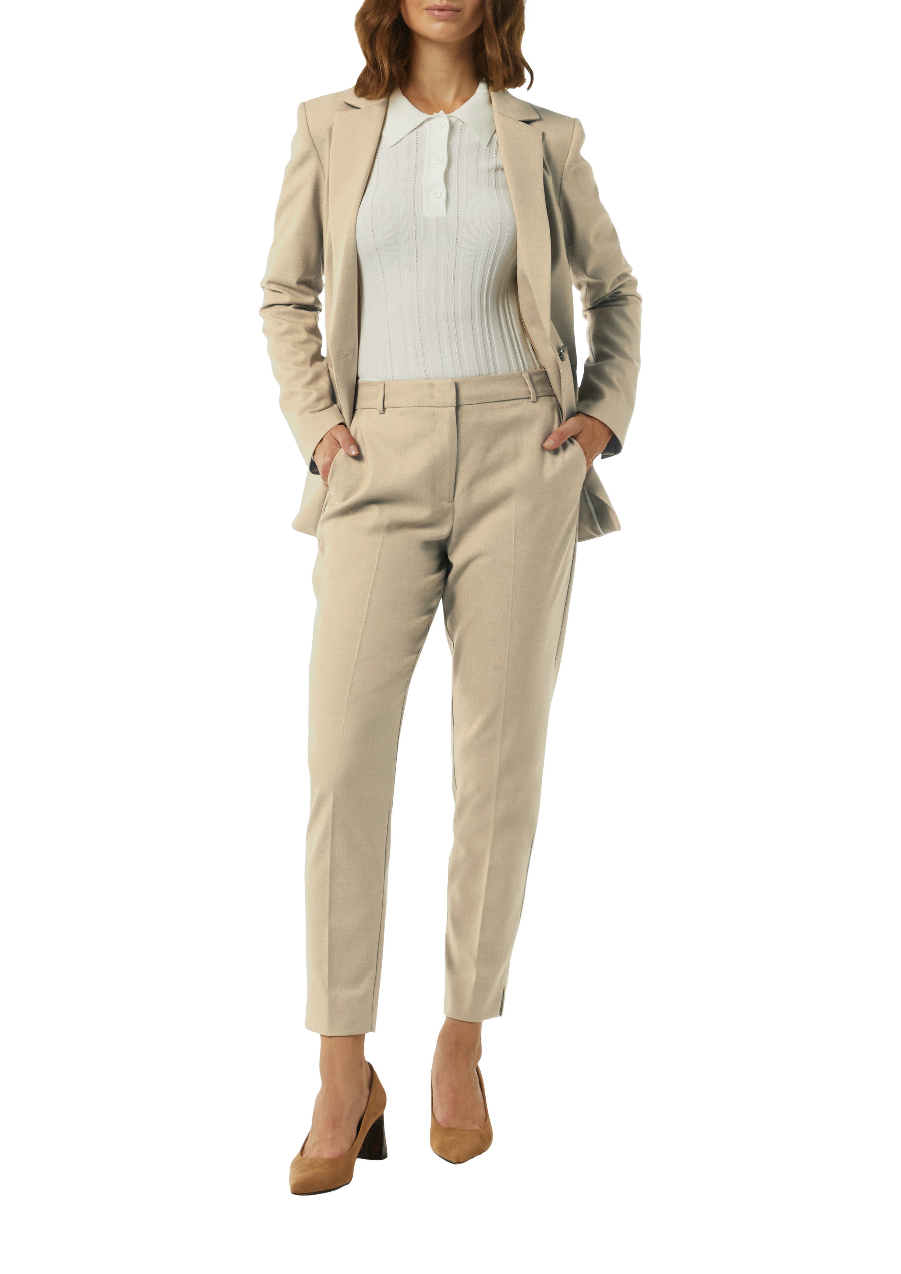 comma Longblazer mit V- Ausschnitt günstig online kaufen