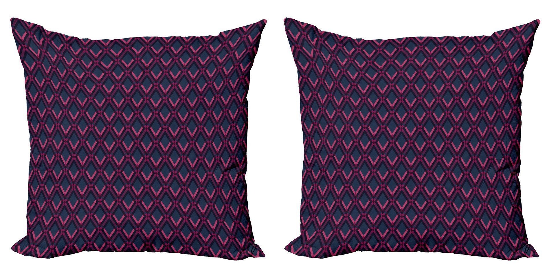 Kissenbezüge Modern Accent Doppelseitiger Digitaldruck, Abakuhaus (2 Stück), Geometrisch Vivid Hexagon Shapes | Kissenbezüge