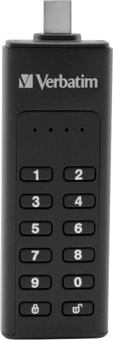 Verbatim Keypad Secure 32GB USB-Stick (USB 3.2, Lesegeschwindigkeit 160 MB/s)