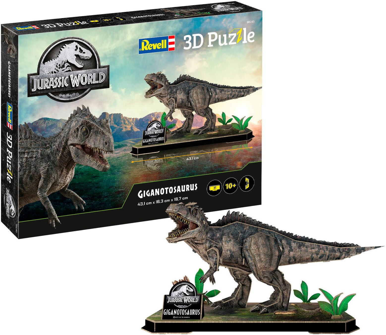 Revell® 3D пазлы Jurassic World Dinosaurier Giganotosaurus, 57 Пазлыteile