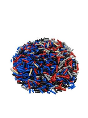 LEGO® Spielbausteine LEGO® Technik Pins Verbinder Achsen Gemischt NEU! Menge 500x, (Creativ-Set, 500 St), Made in Europe