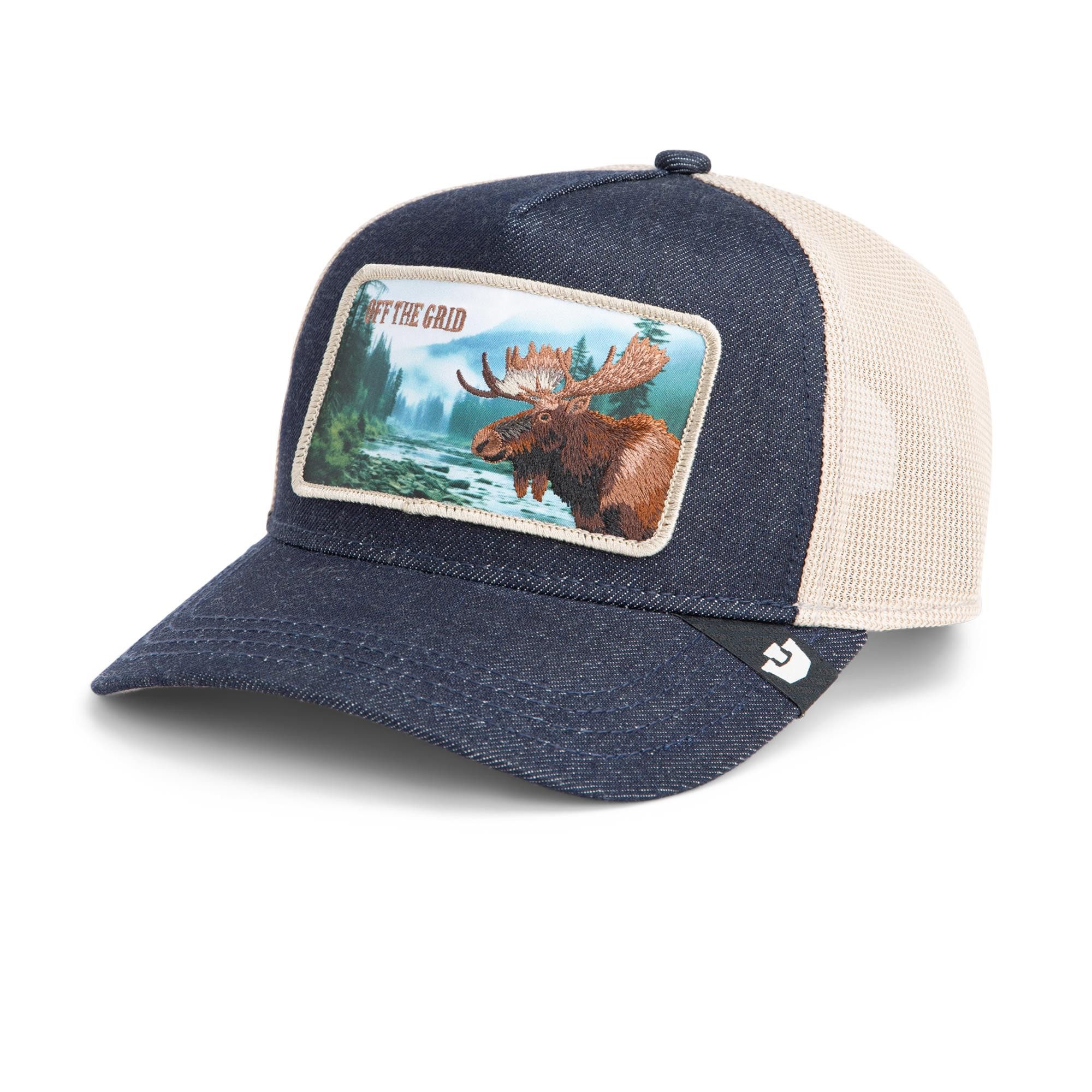 GOORIN Bros. Trucker Cap Goorin Bros. Staycation Trucker Cap Gray Denim (Basecap, Basecap, Meshcap, Trucker Kappe)