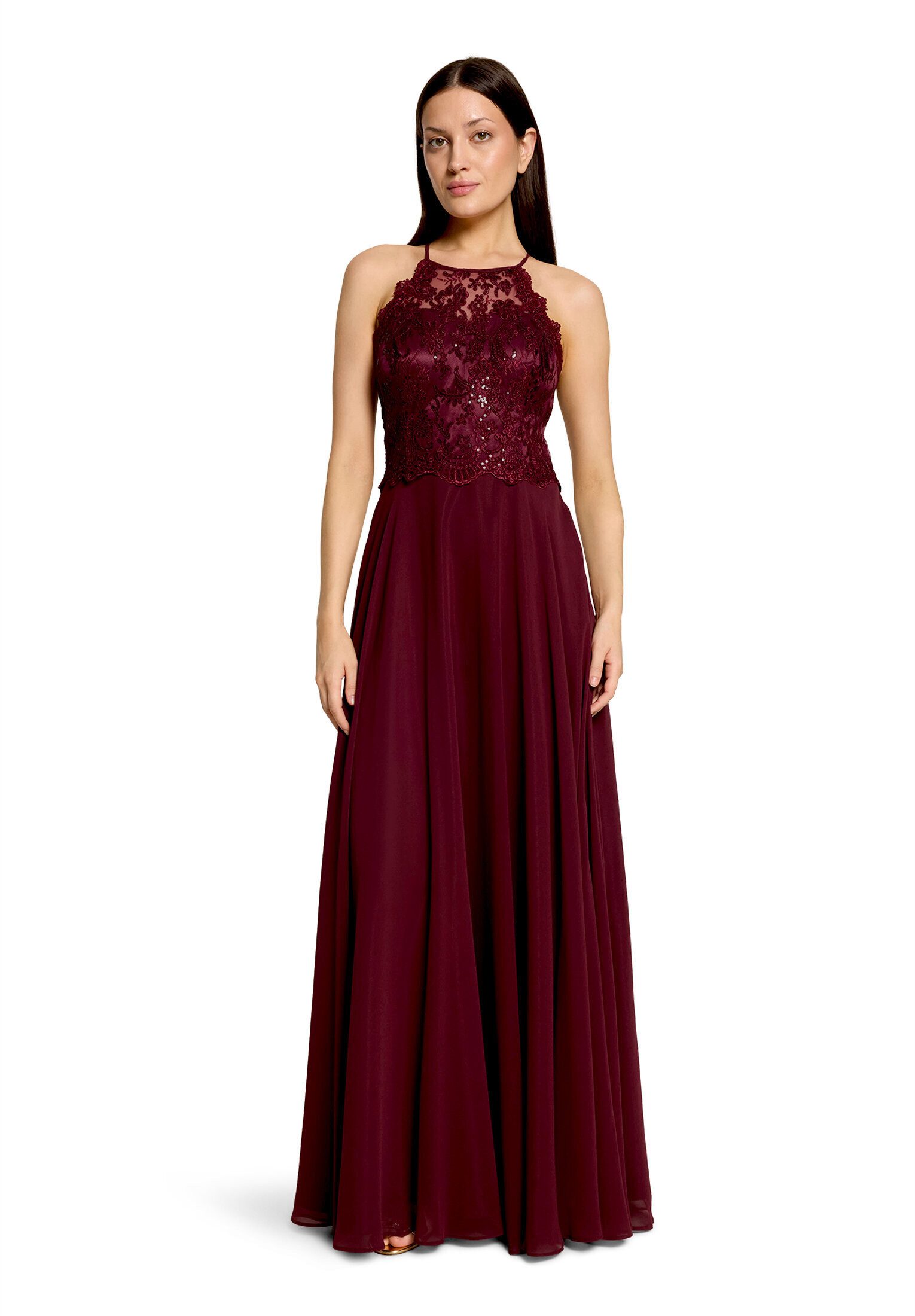Vera Mont Abendkleid Damen rückenfrei Spitze