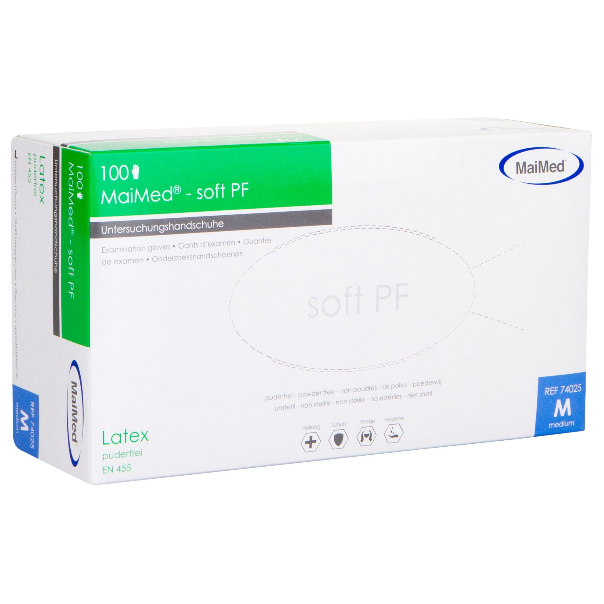 Einweghandschuhe soft PF unsteril 100 Latex Einweghandschuhe puderfrei