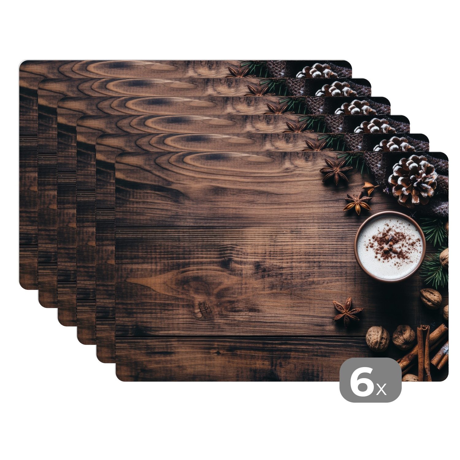 MuchoWow Platzset Holz - Rustikal - günstig online kaufen