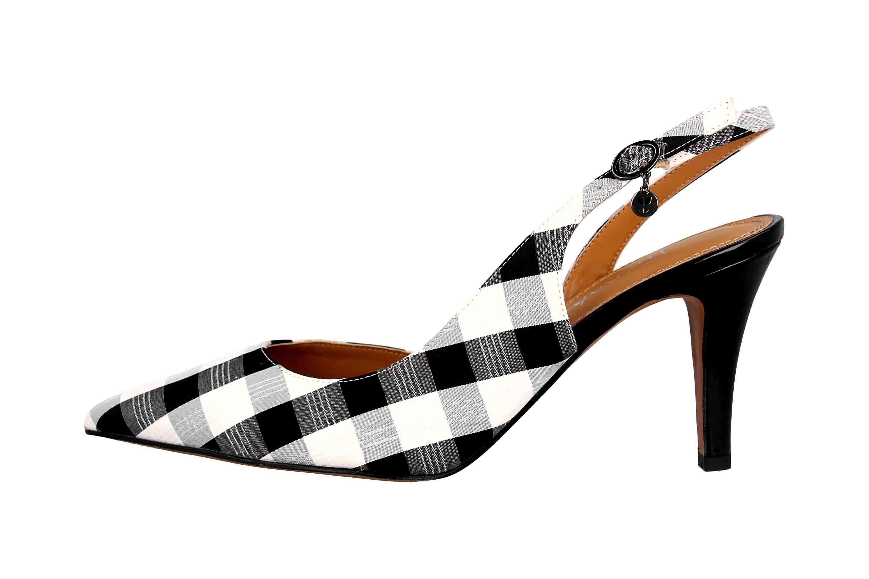 J.Reneé Yusra Black White Pumps