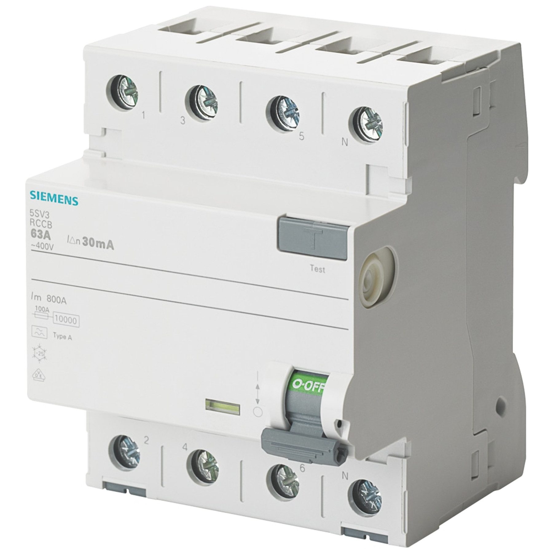 SIEMENS Personenschutzstecker SIEMENS Fehlerstrom-Schutzschalter 5SV3344-3, 40 A