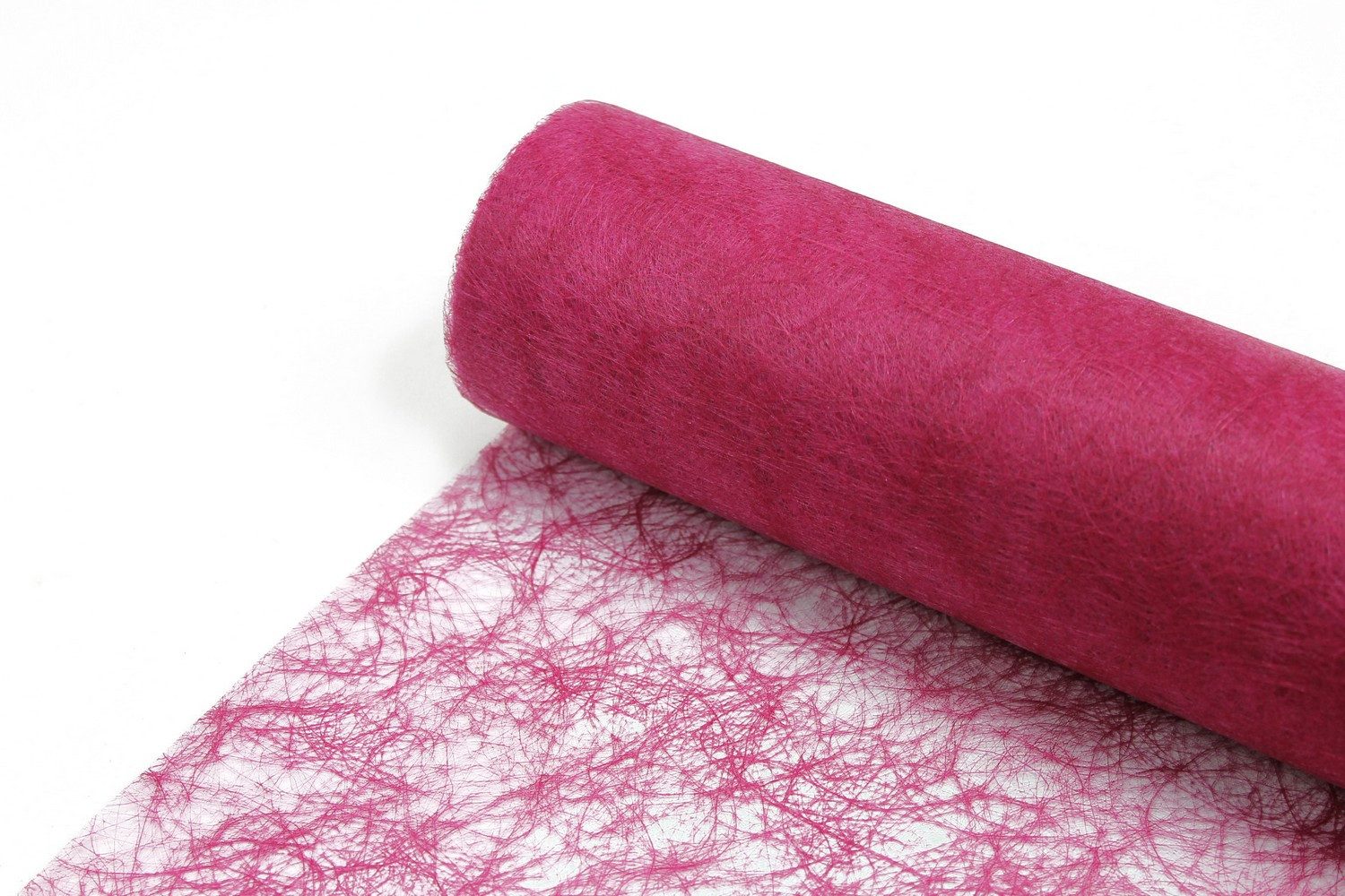 Deko AS Tischläufer Sizoflor Tischband pink 20 cm Rolle 5 Meter 60 019-R (1-tlg, 1 Rolle Tischläufer), Strapazierfähig