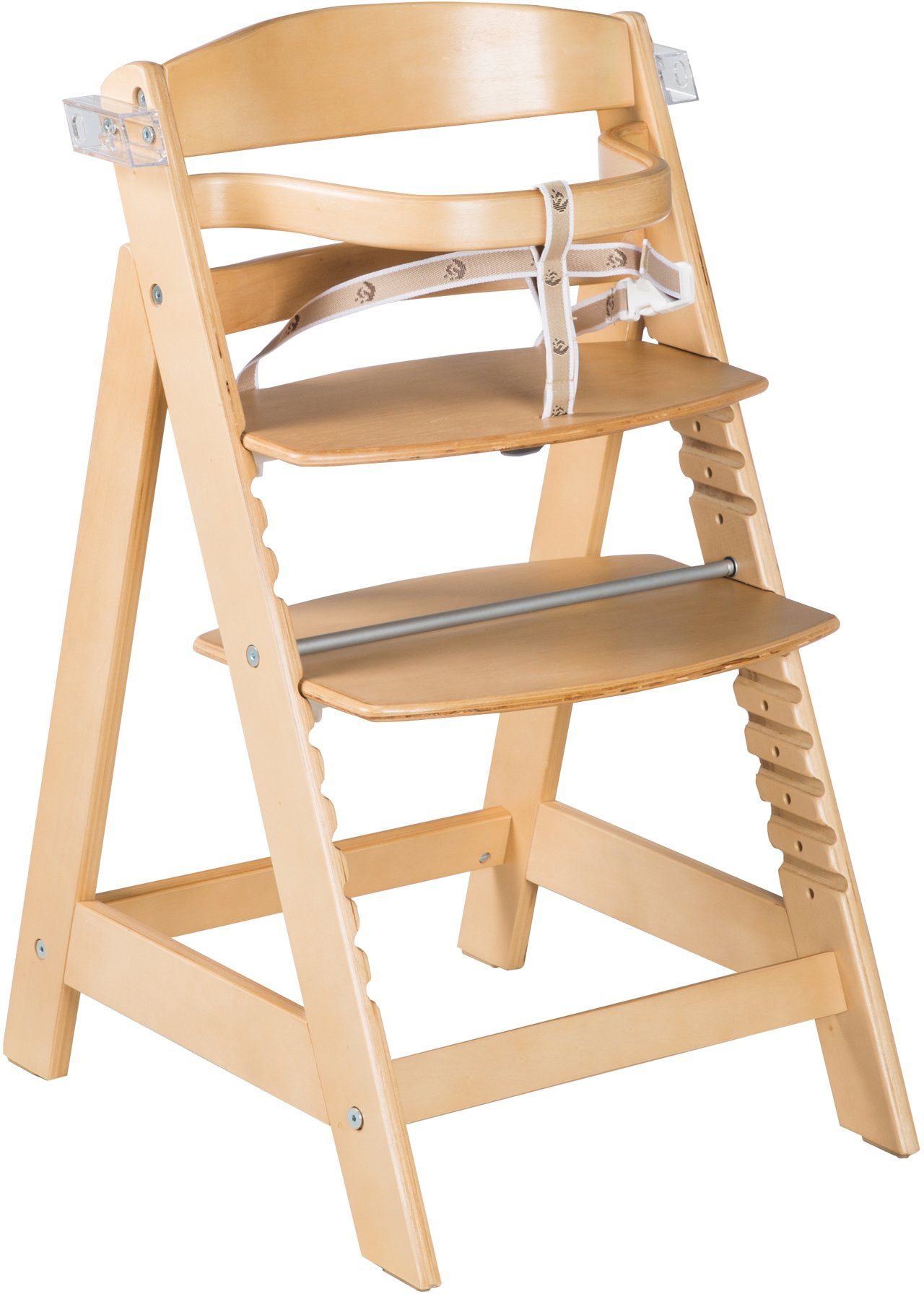 roba® Hochstuhl Treppenhochstuhl Sit Up Click & Fun, natur, aus Holz günstig online kaufen