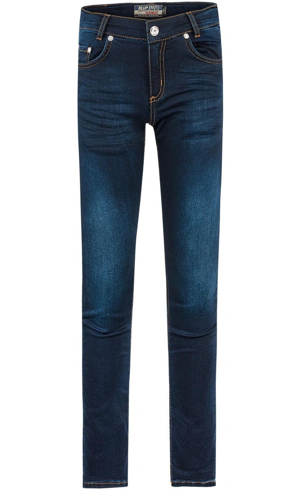 BLUE EFFECT Slim-fit-Jeans Jeans Hose Skinny ultrastretch slim fit dark blue