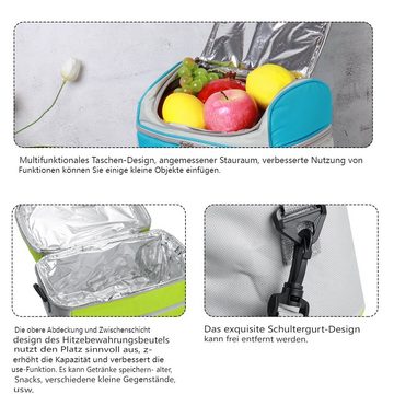 Insma Thermobehälter, (7L Lunchtasche Kühltasche thermische Picknicktasche), mit Verstellbarem Schultergurt