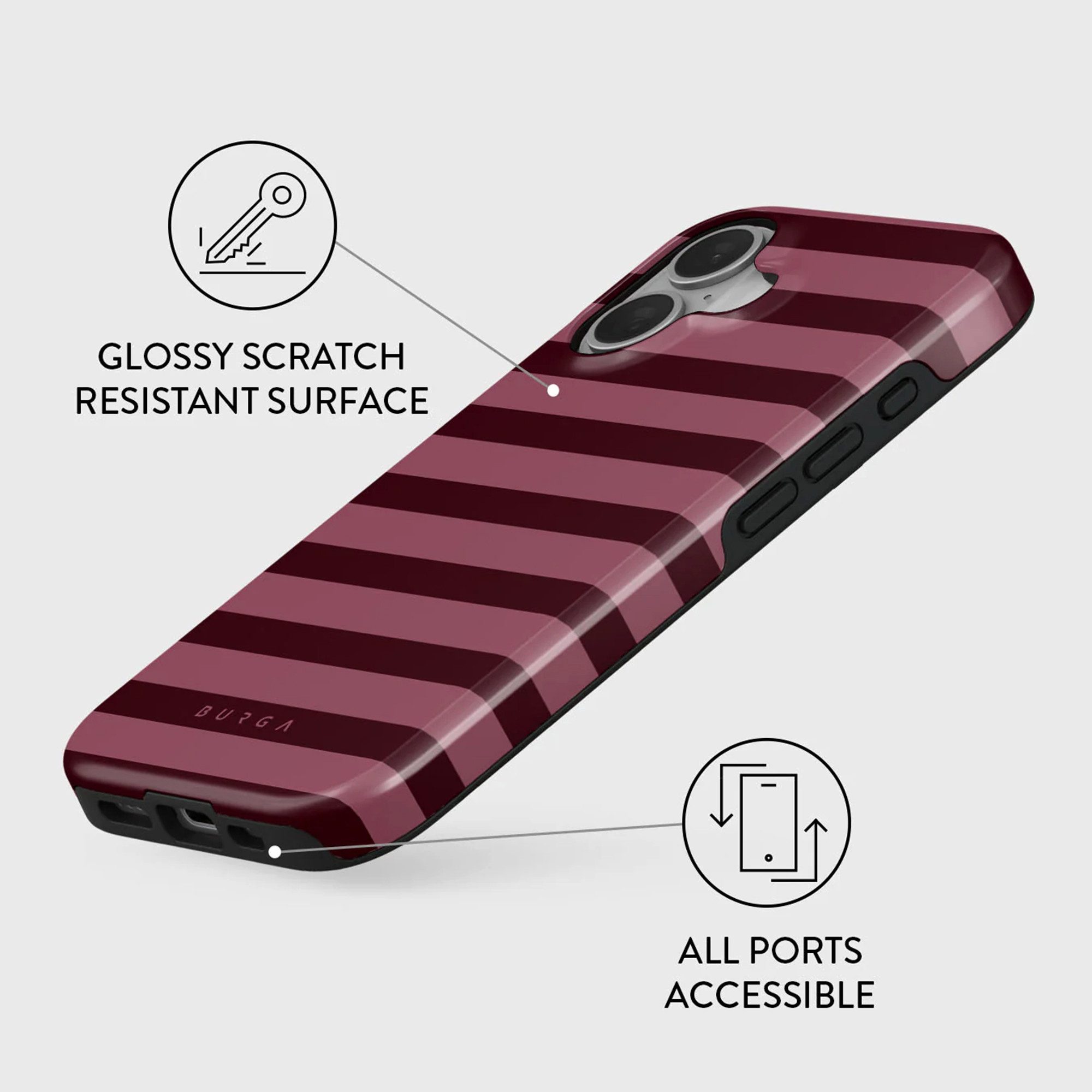 BURGA Backcover Burga Tough Back Cover MagSafe Apple iPhone 16 - Spellbound