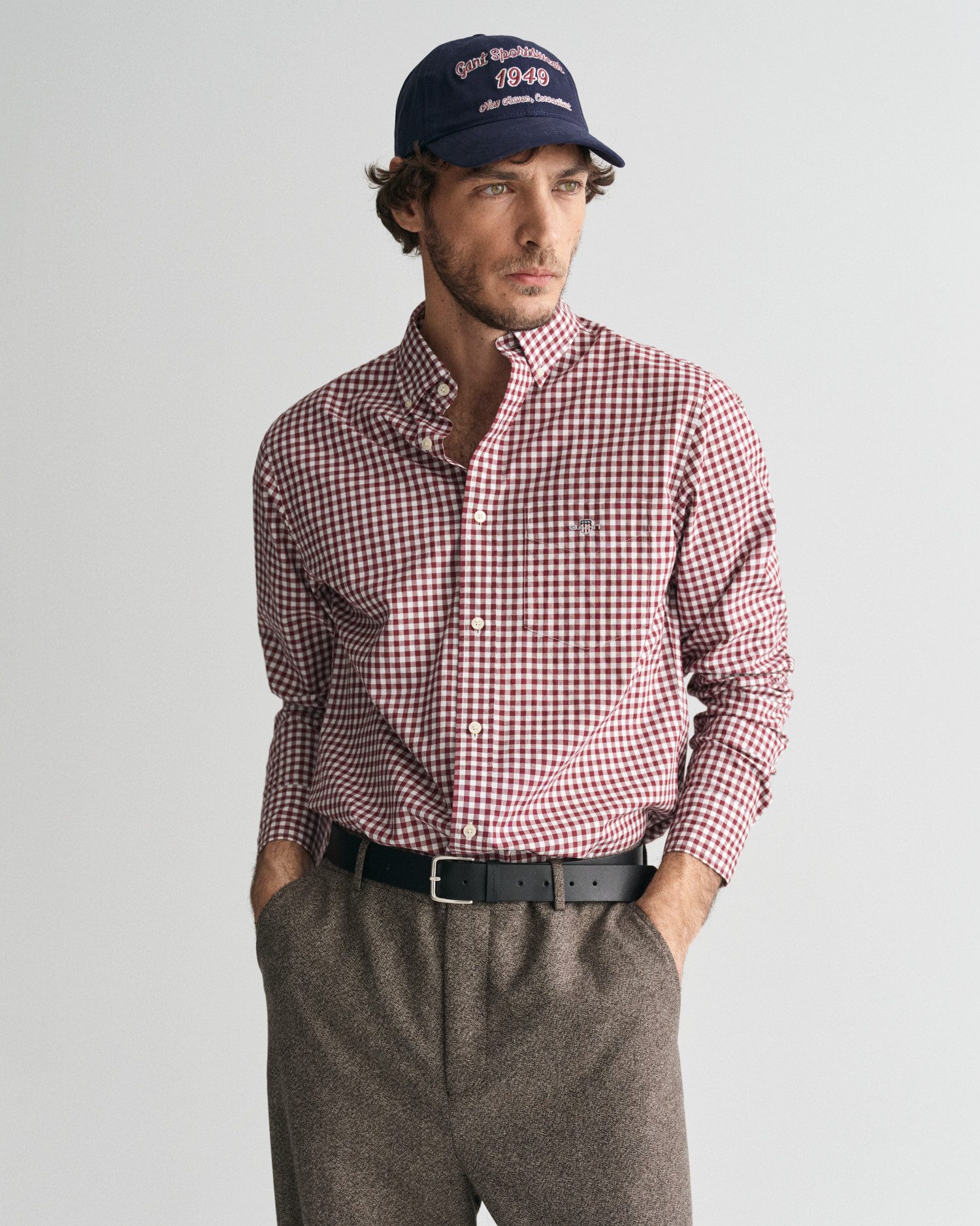 Gant Langarmhemd REG POPLIN GINGHAM SHIRT günstig online kaufen
