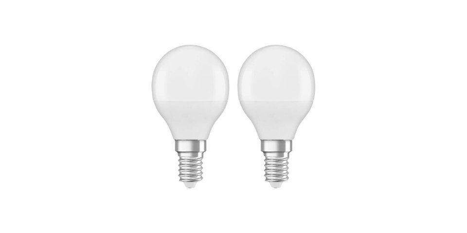 Osram LED-Leuchtmittel LED STAR Classic Glühbirne E14 Tageslichtweiß 4,9W Lampe [2er], E14, Tageslichtweiß, Energieeffizient, Energieeffizienzklasse, Energiesparend