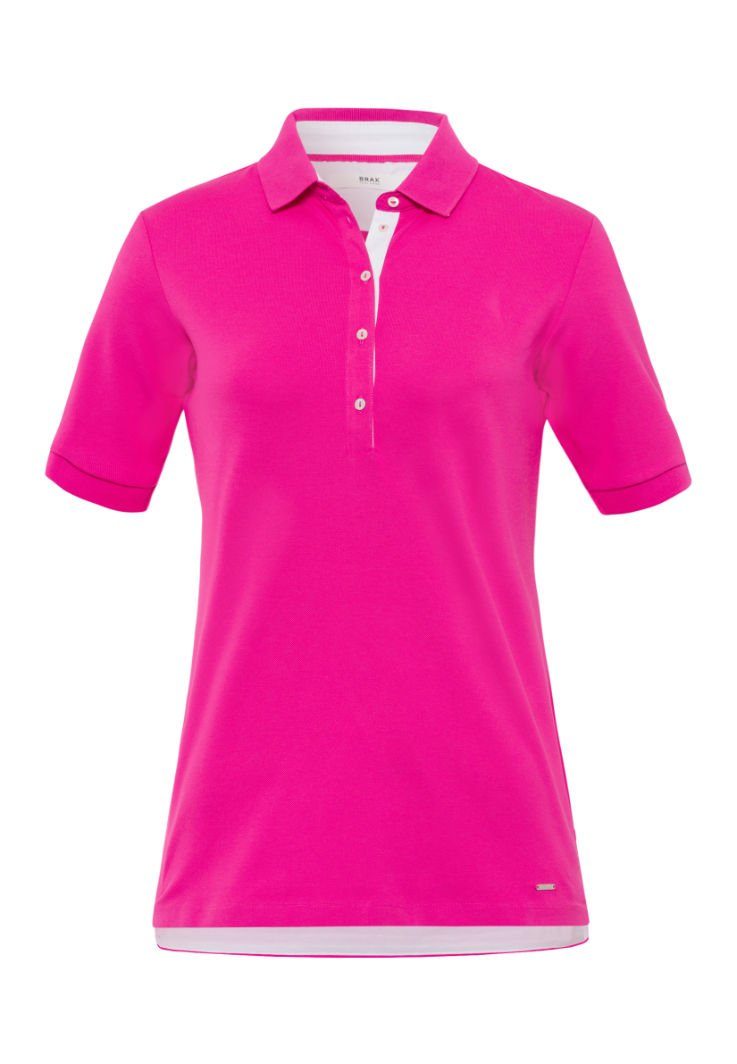 Poloshirt Style pink Brax CLEO