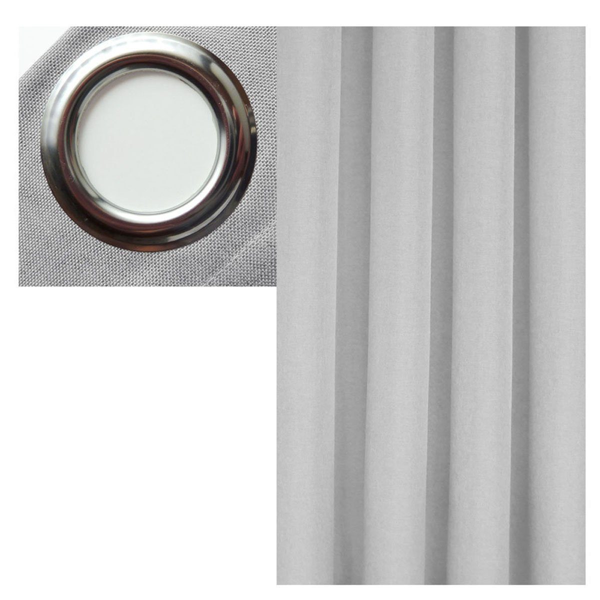 Brilliant Vorhang Vorhang LEINEN-OPTIK Ösen 140x245, günstig online kaufen