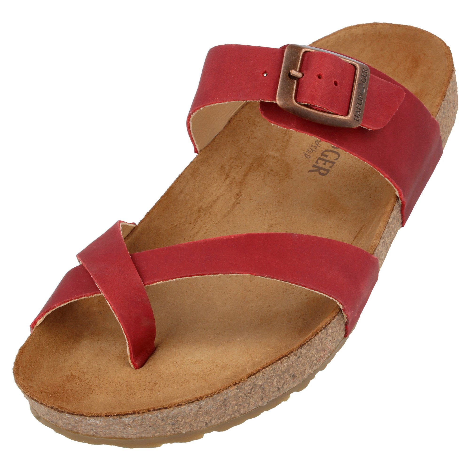 Haflinger Bio Juno Sommer Sandale Hausschuh Unisex Hausschuh