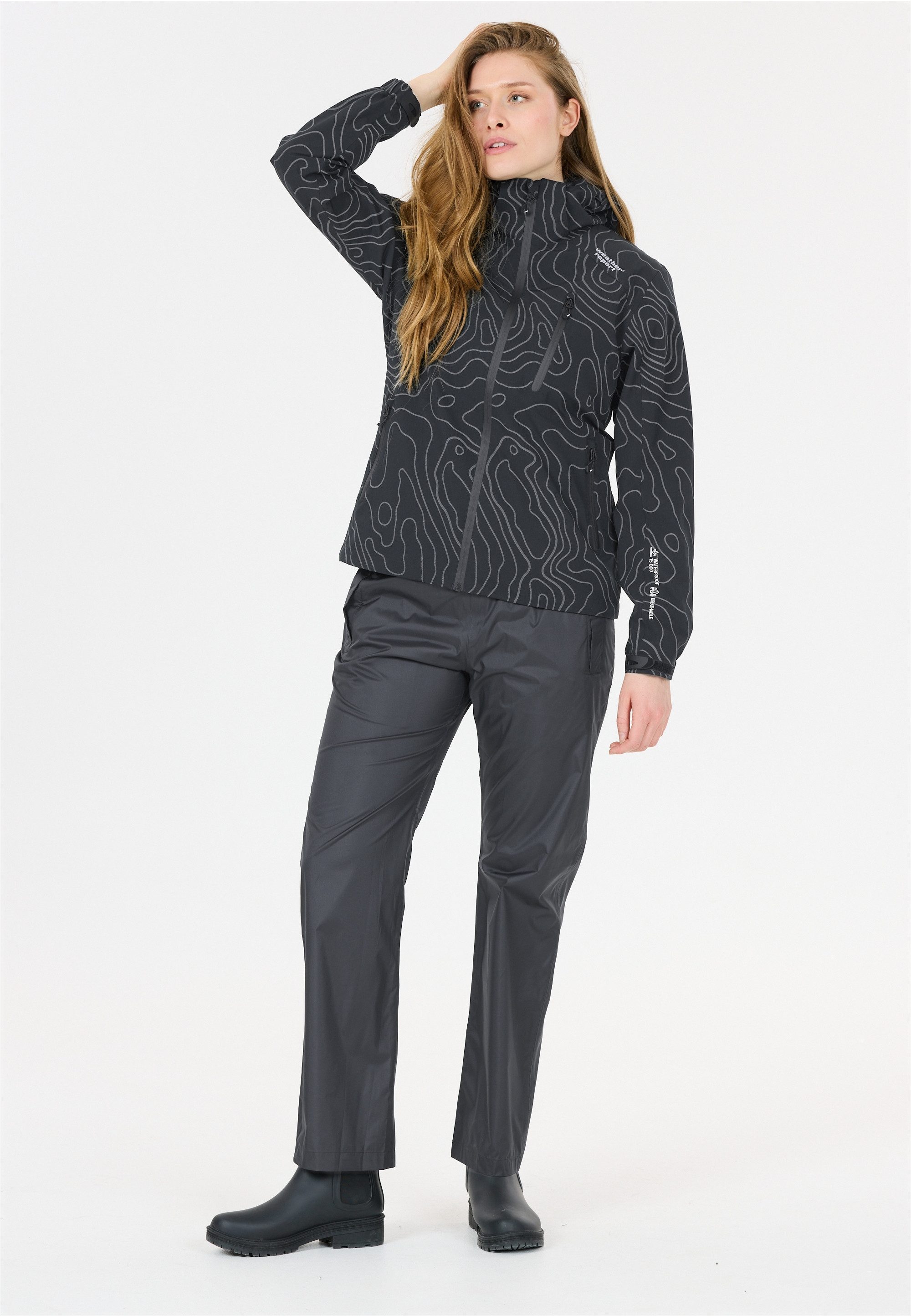 WEATHER REPORT Outdoorjacke Camelia mit 15.000 mm Wassersäule