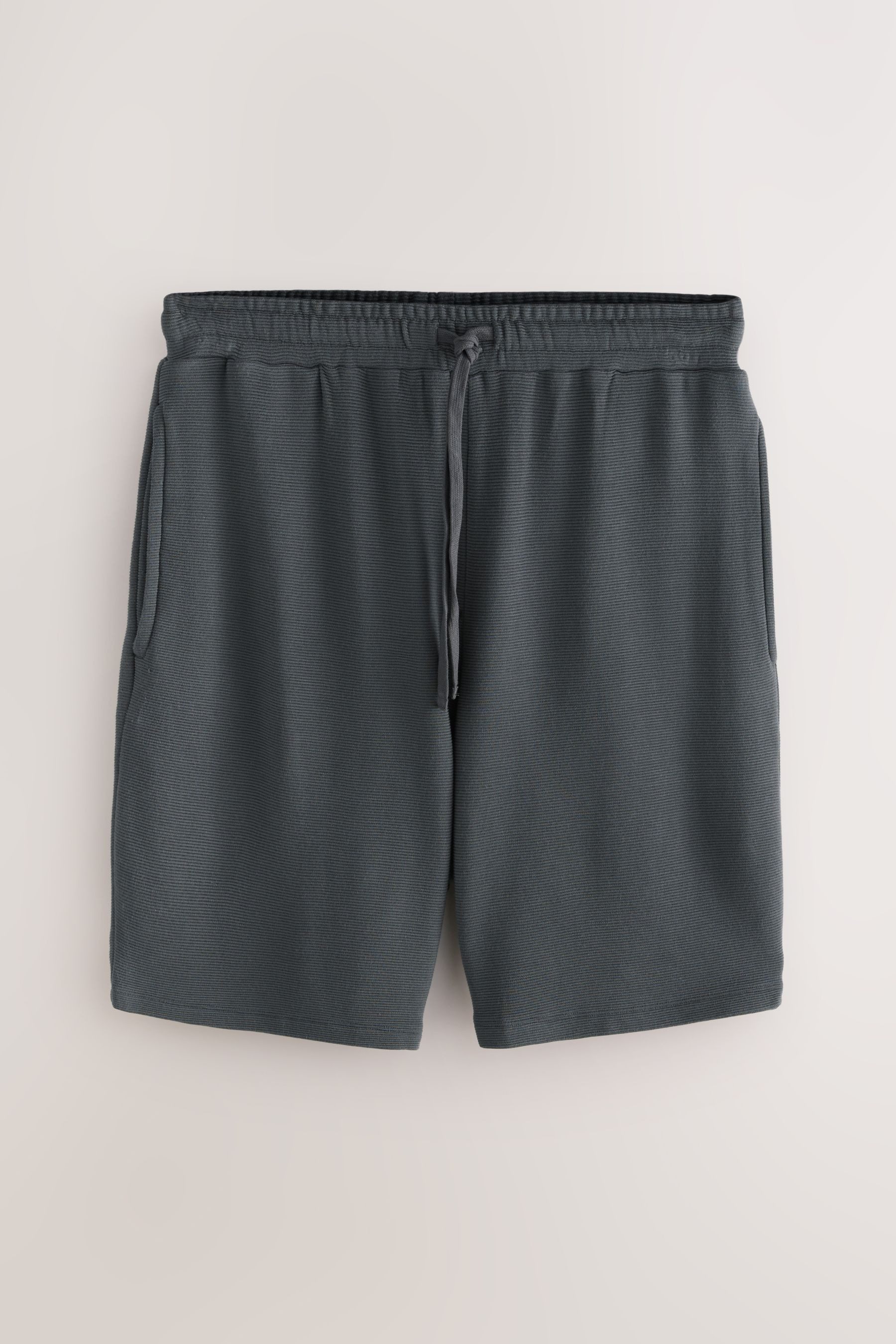 Next Pyjamahose Gerippte Ottoman Shorts aus Modal, 3er-Pack (3-tlg)