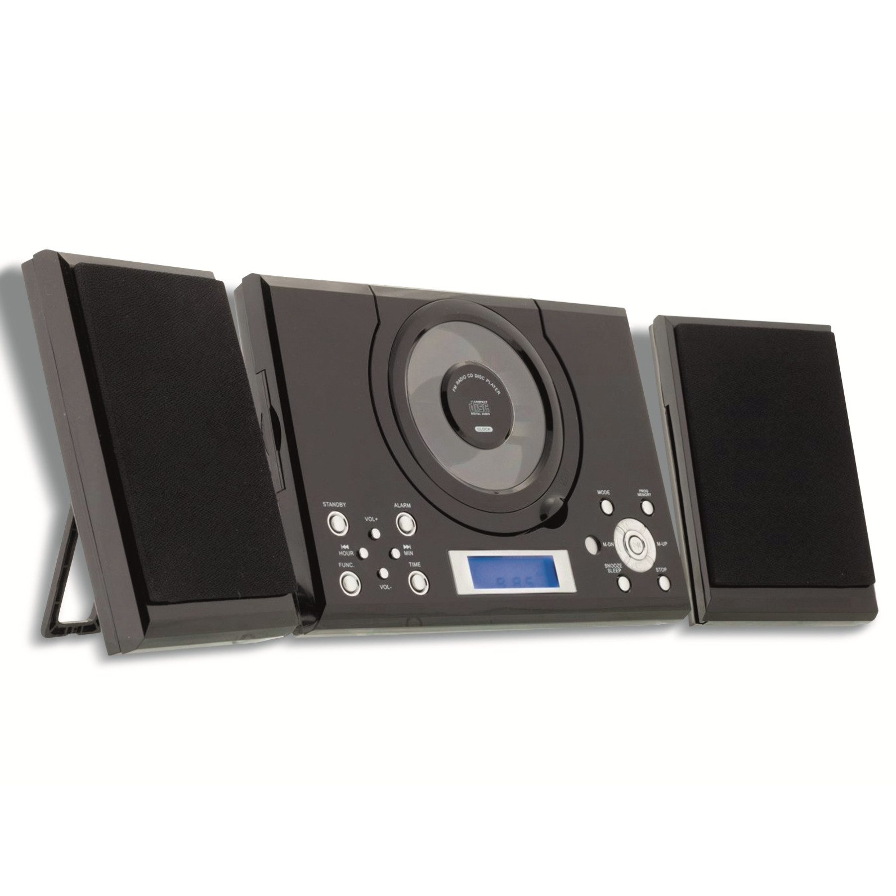 ROXX ROXX Stereoanlage MC 201, CD, Radio, schwarz Kompaktanlage