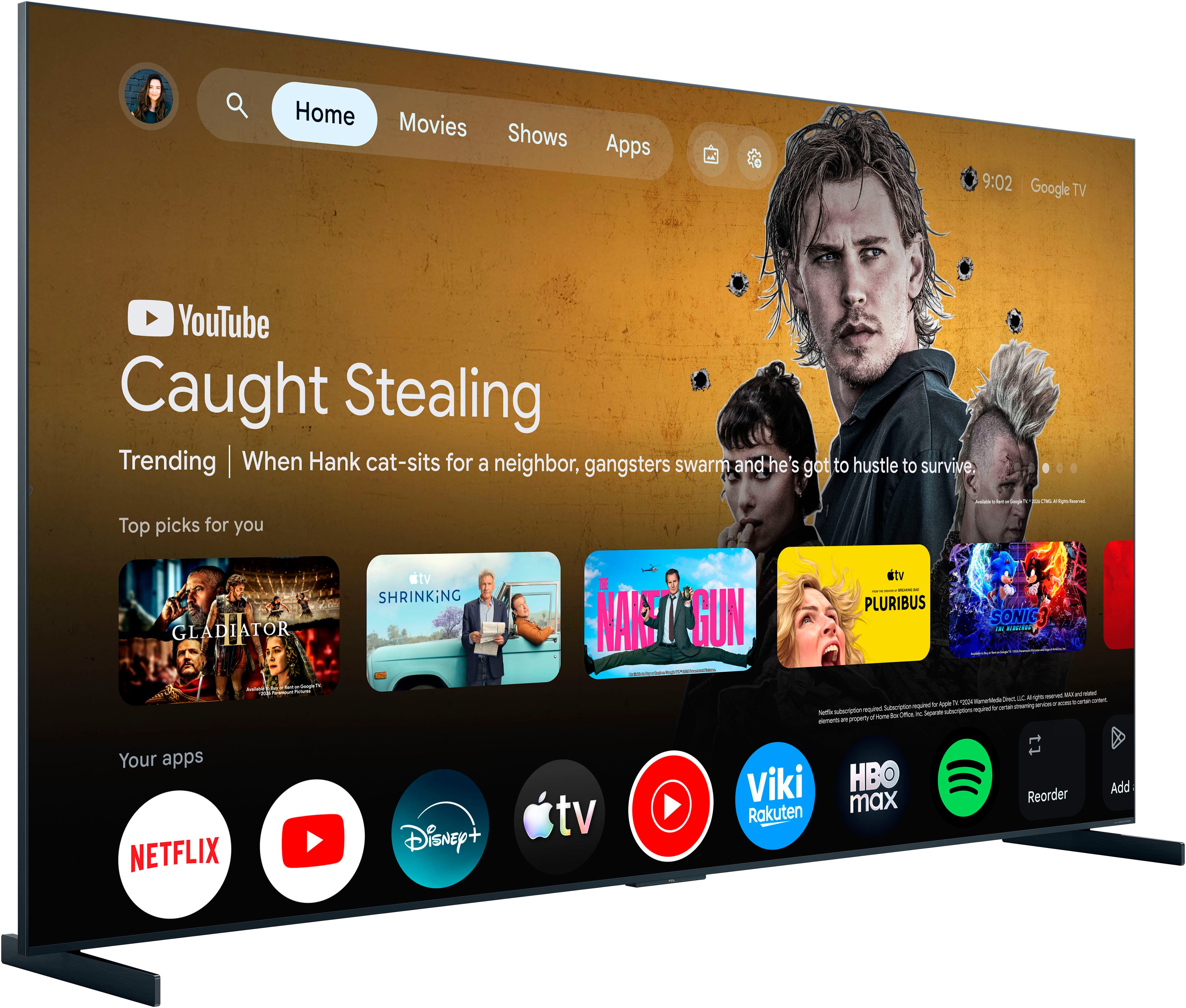 TCL 98RM9LX1 Mini-LED-Fernseher (248 cm/98 Zoll, 4K Ultra HD, Smart-TV, Google TV)