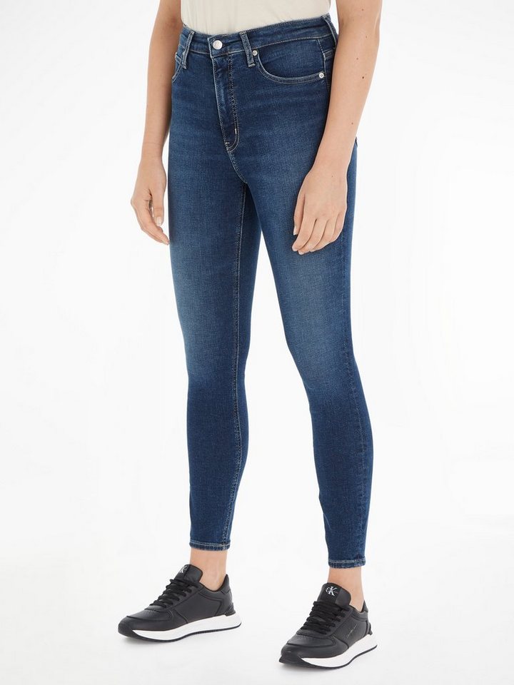 Calvin Klein Jeans Ankle-Jeans HIGH RISE SUPER SKINNY ANKLE mit hohem Bund