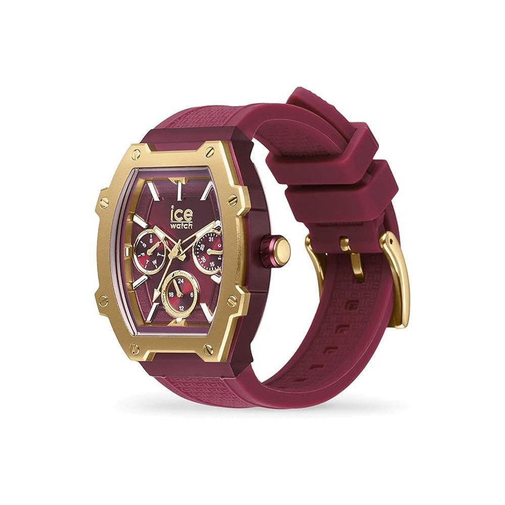 ice-watch Quarzuhr Ice-Watch Ice Boliday Gold Burgundy 022868, Hochwertiges Produkt mit zeitlosem Design, sorgfältiger Verarbeitung