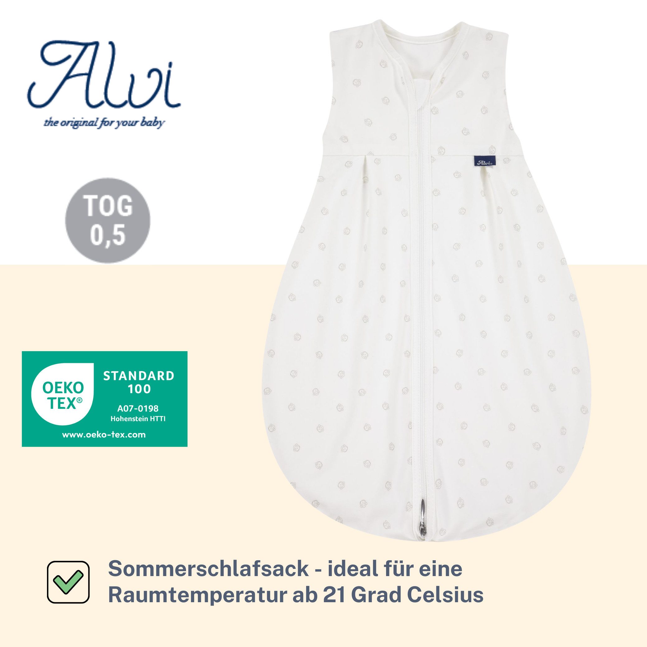 Alvi® Babyschlafsack Mäxchen Sommer Schlafsack light günstig online kaufen