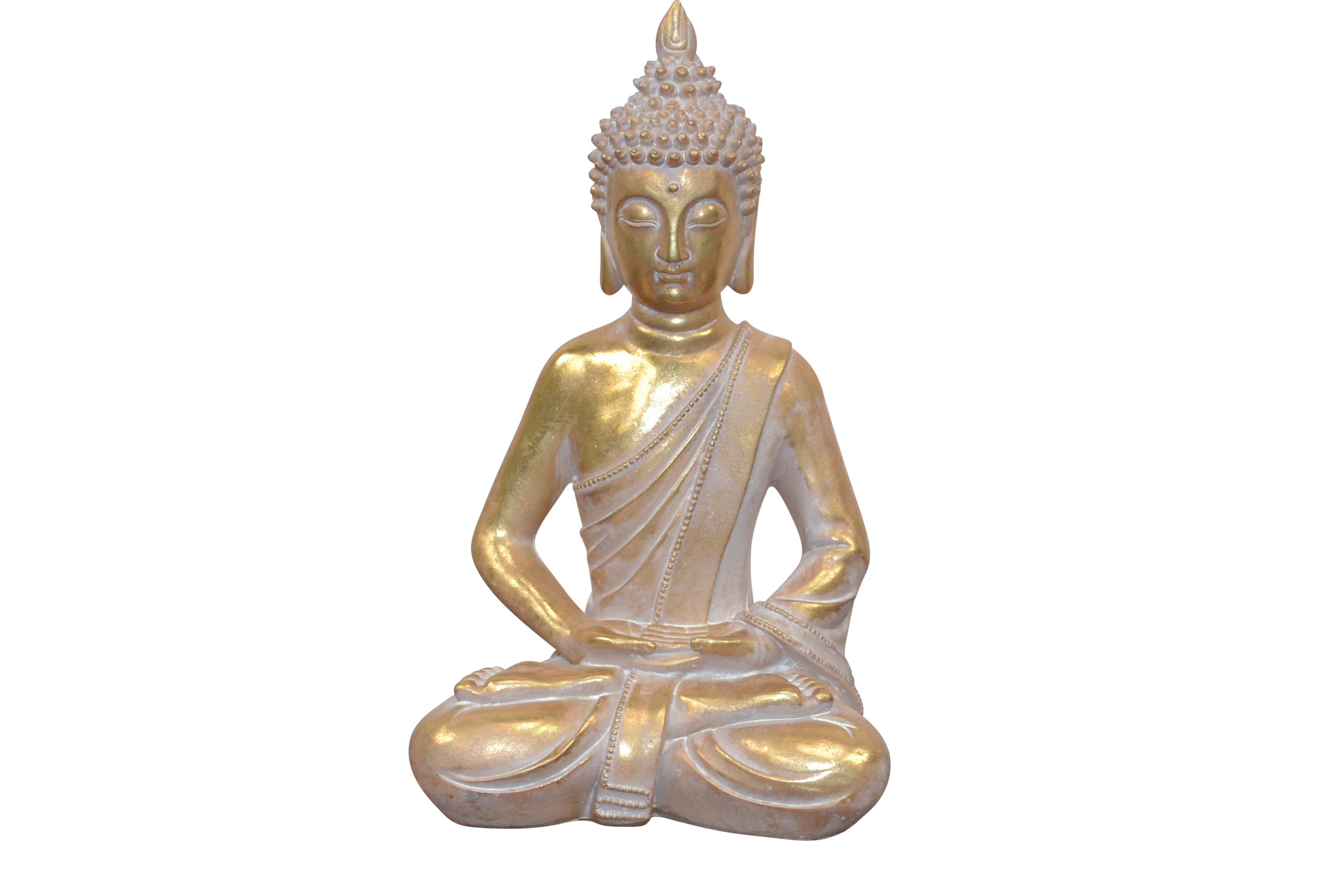 moebel-direkt-online Dekofigur Sitzender Buddha