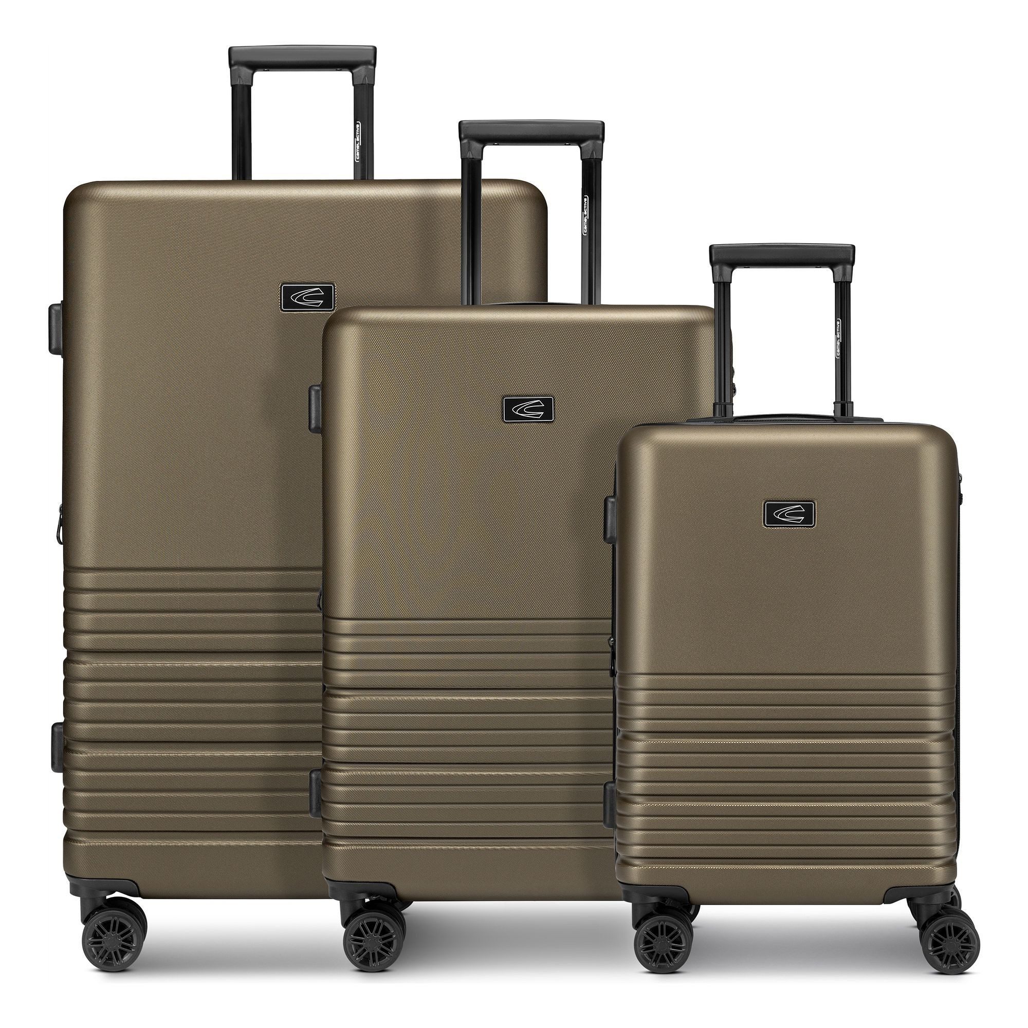 camel active Trolleyset Hanoi, 4 Rollen, (3-teilig, 3 tlg), ABS