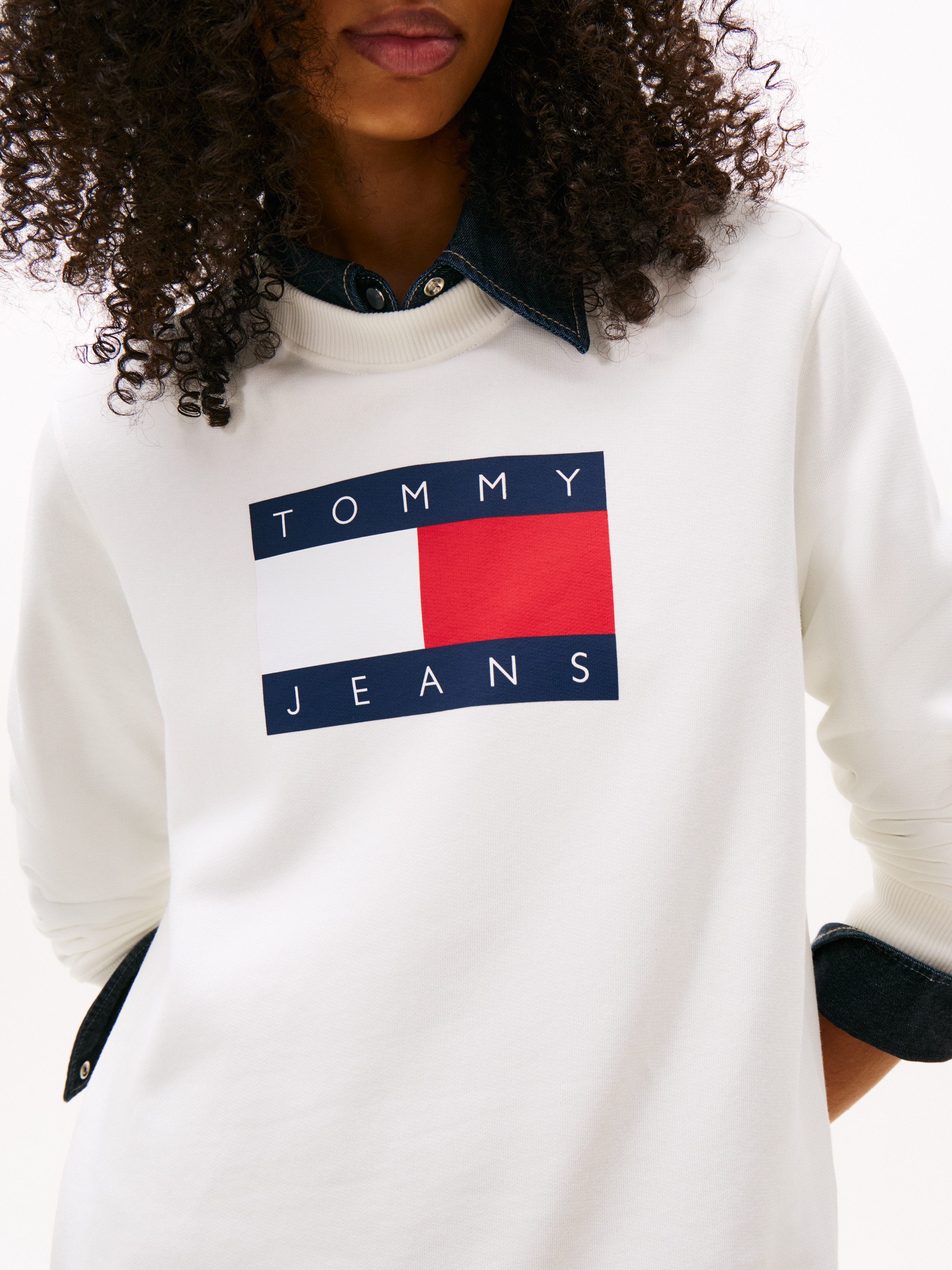 Tommy Jeans Sweatshirt TJW REG TJ FLAG CREW günstig online kaufen